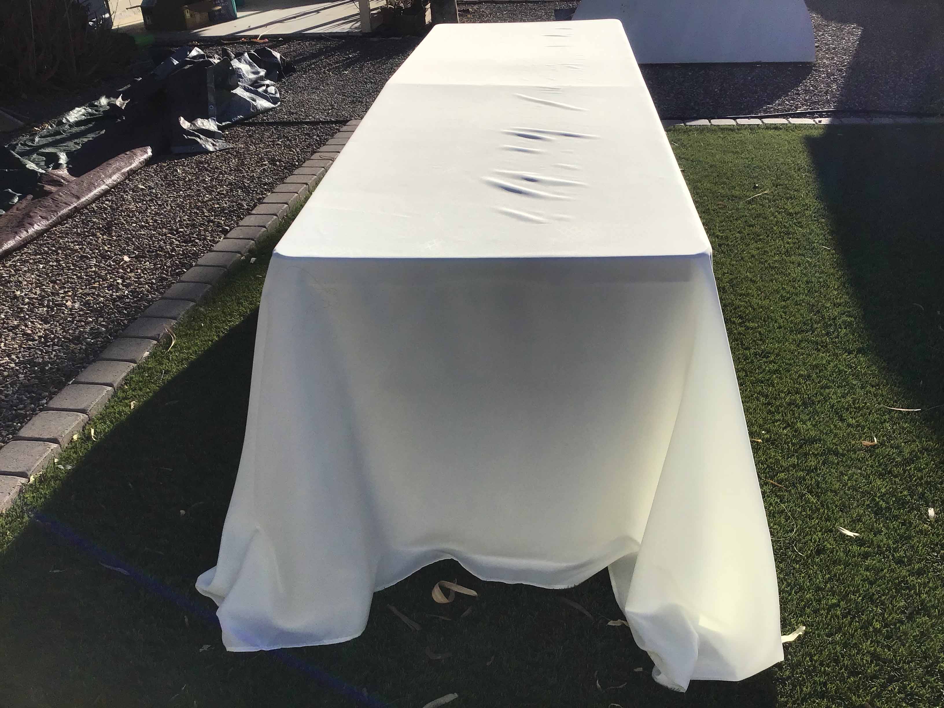 rectangle tablecloths (ivory) - 90 x 156