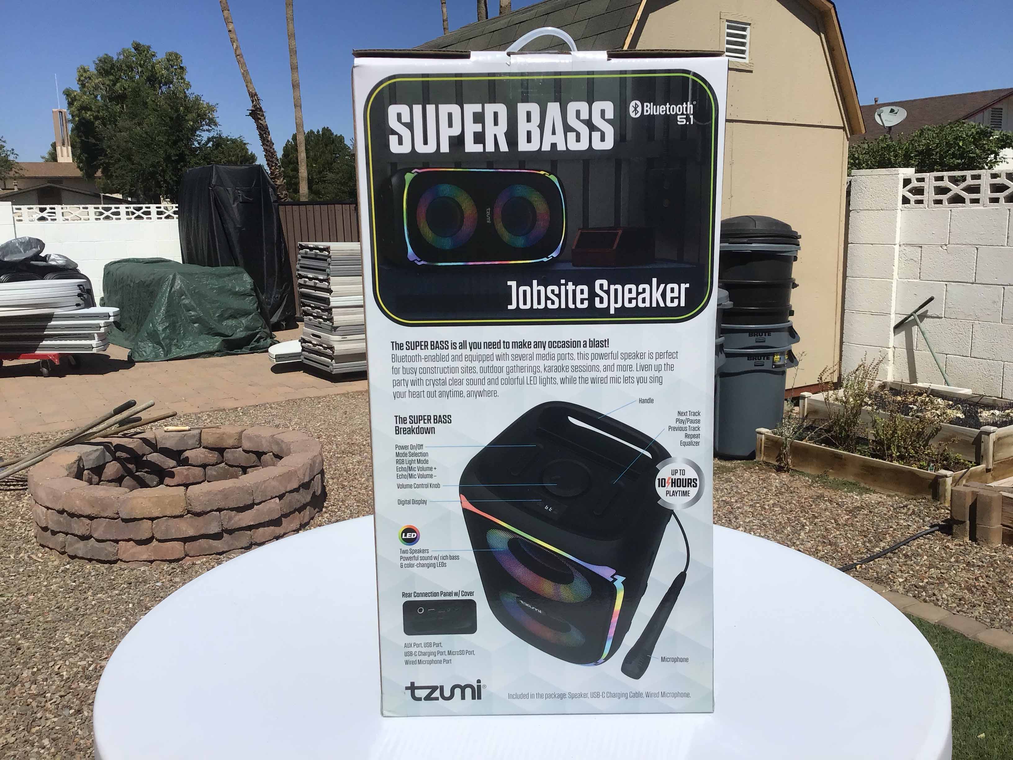 Super Bass Jobsite Speaker