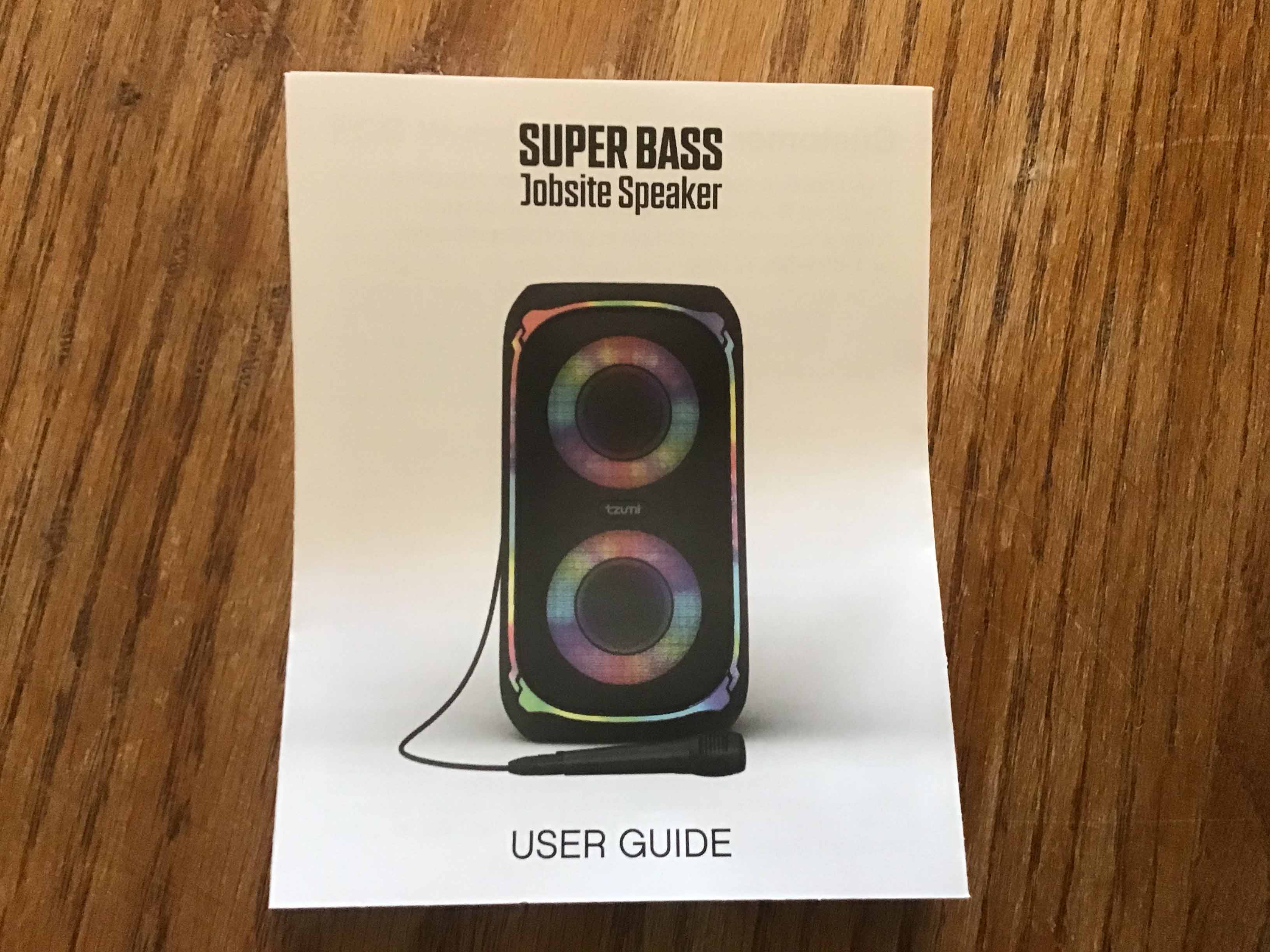 Super Bass Jobsite Speaker