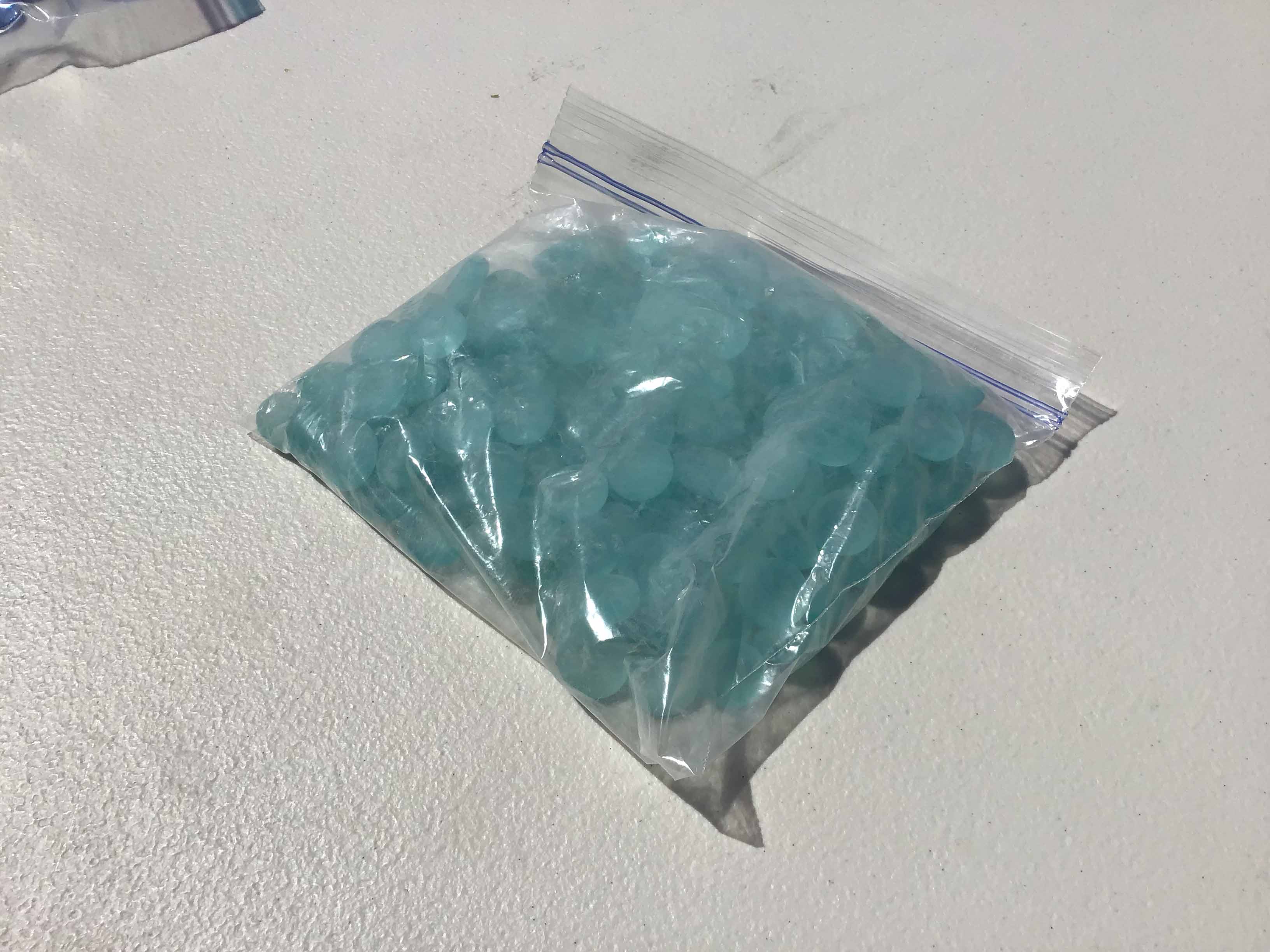 decorative gems (5 bags of different-colored glass gems)