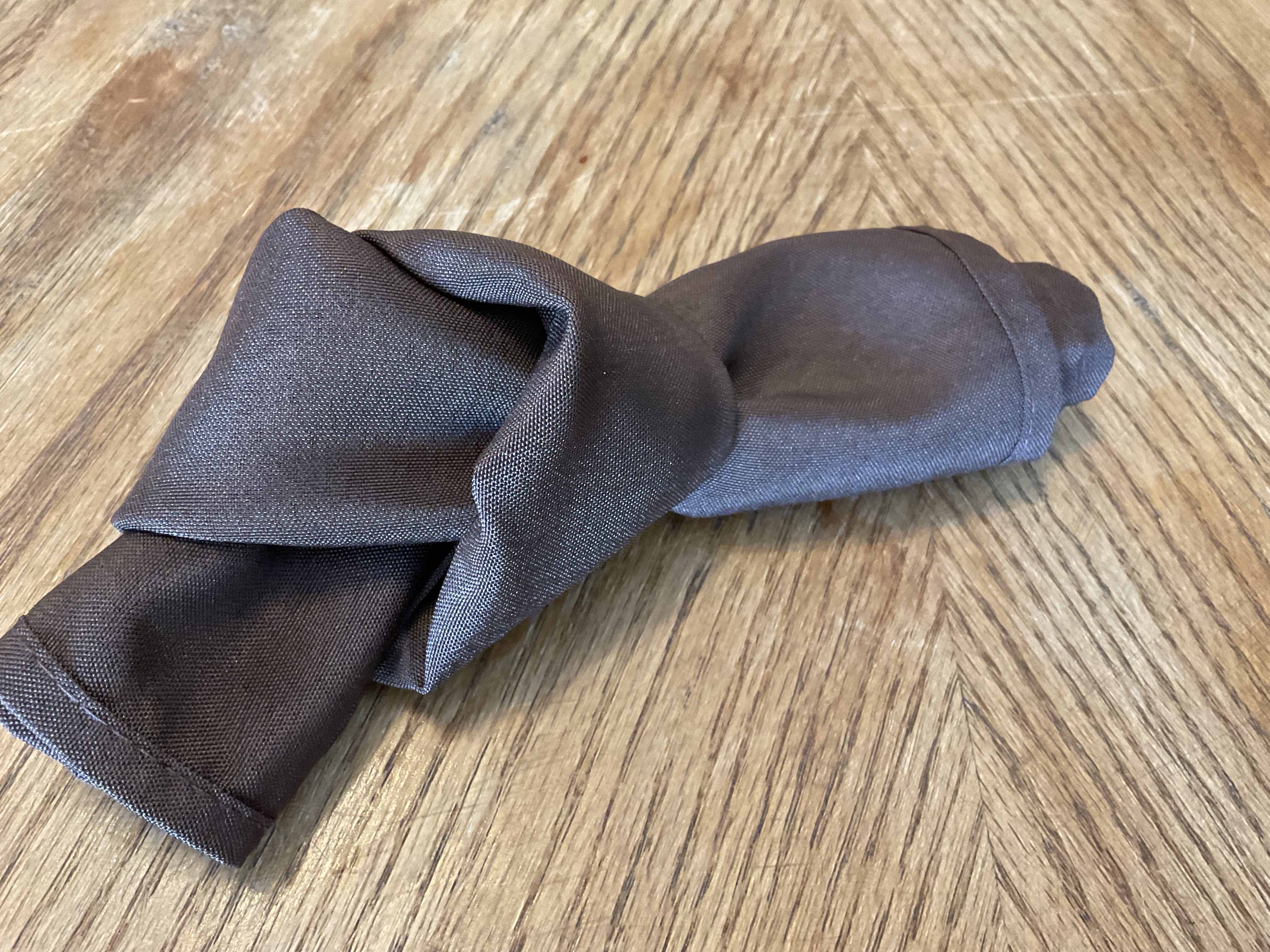 cloth dinner napkins (chocolate) - 17 x 17