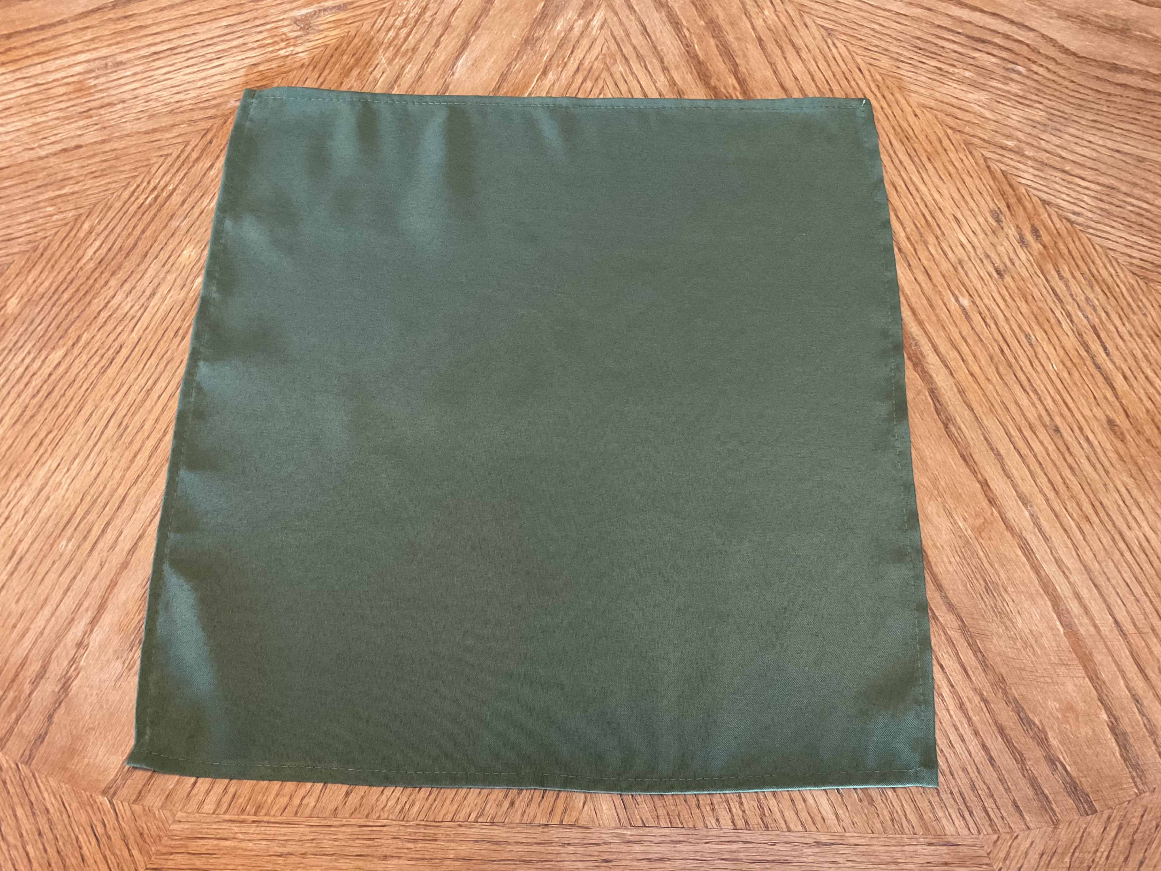 cloth dinner napkins (olive green) - 17 x 17