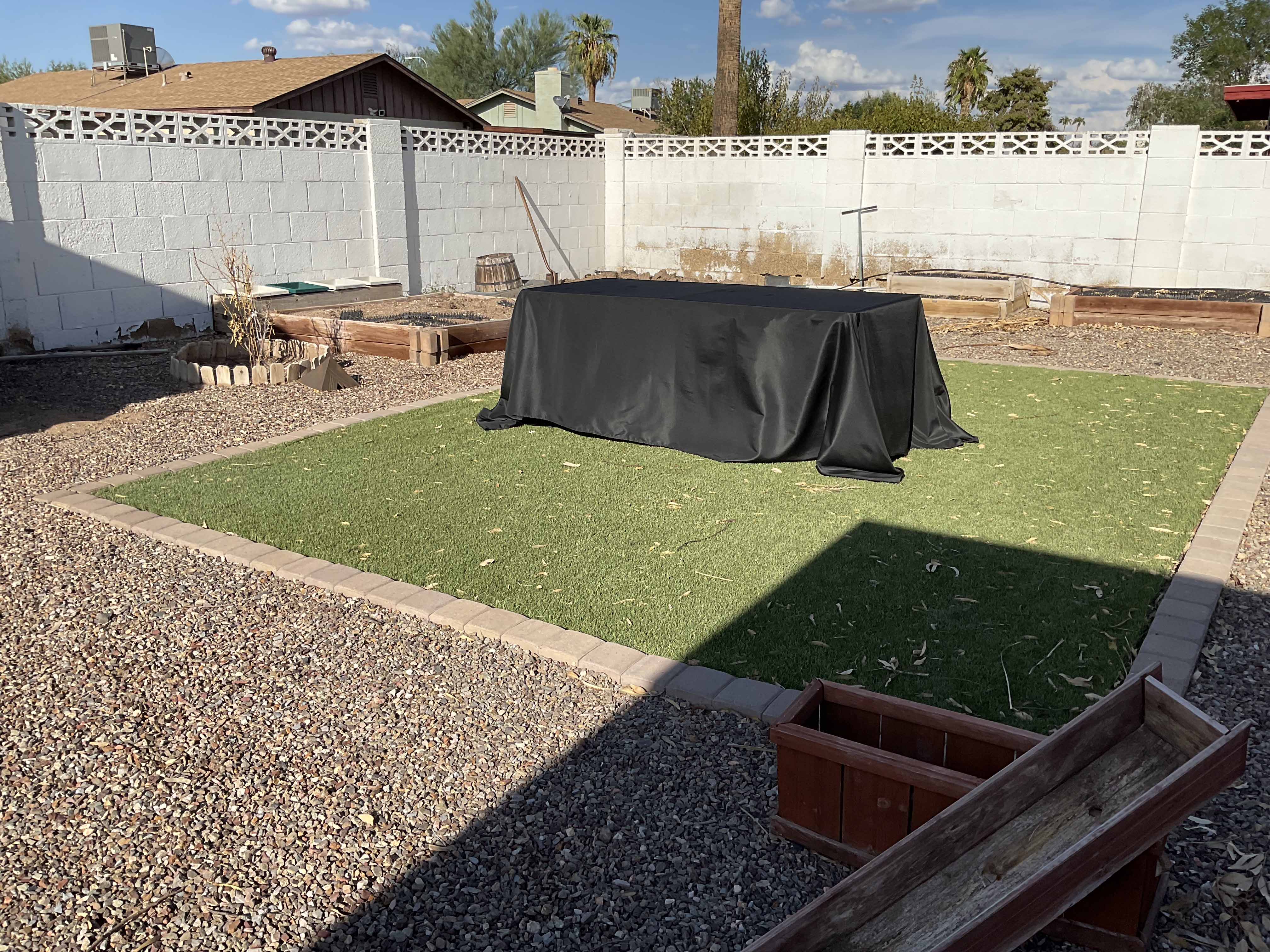 rectangle tablecloths (black) - 90 x 132