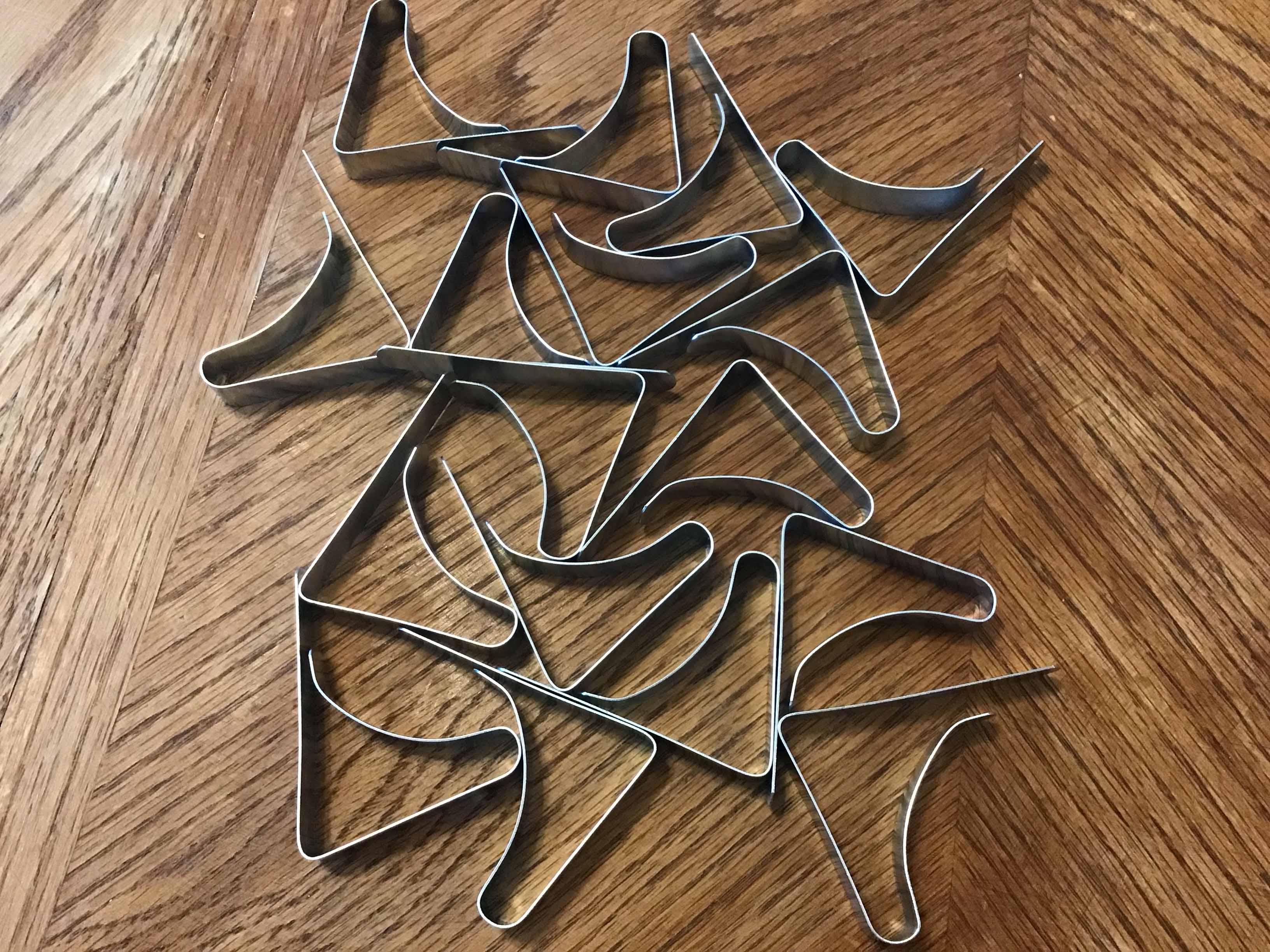 tablecloth clips - regular (for up to 1.77 thick tables)