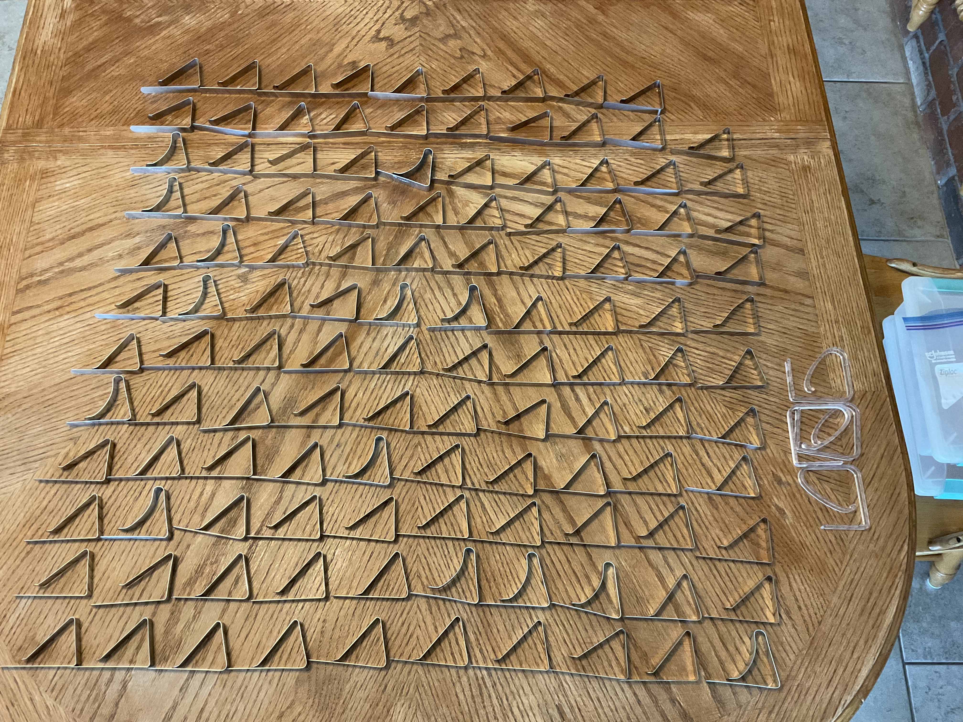 tablecloth clips - regular (for up to 1.77 thick tables)