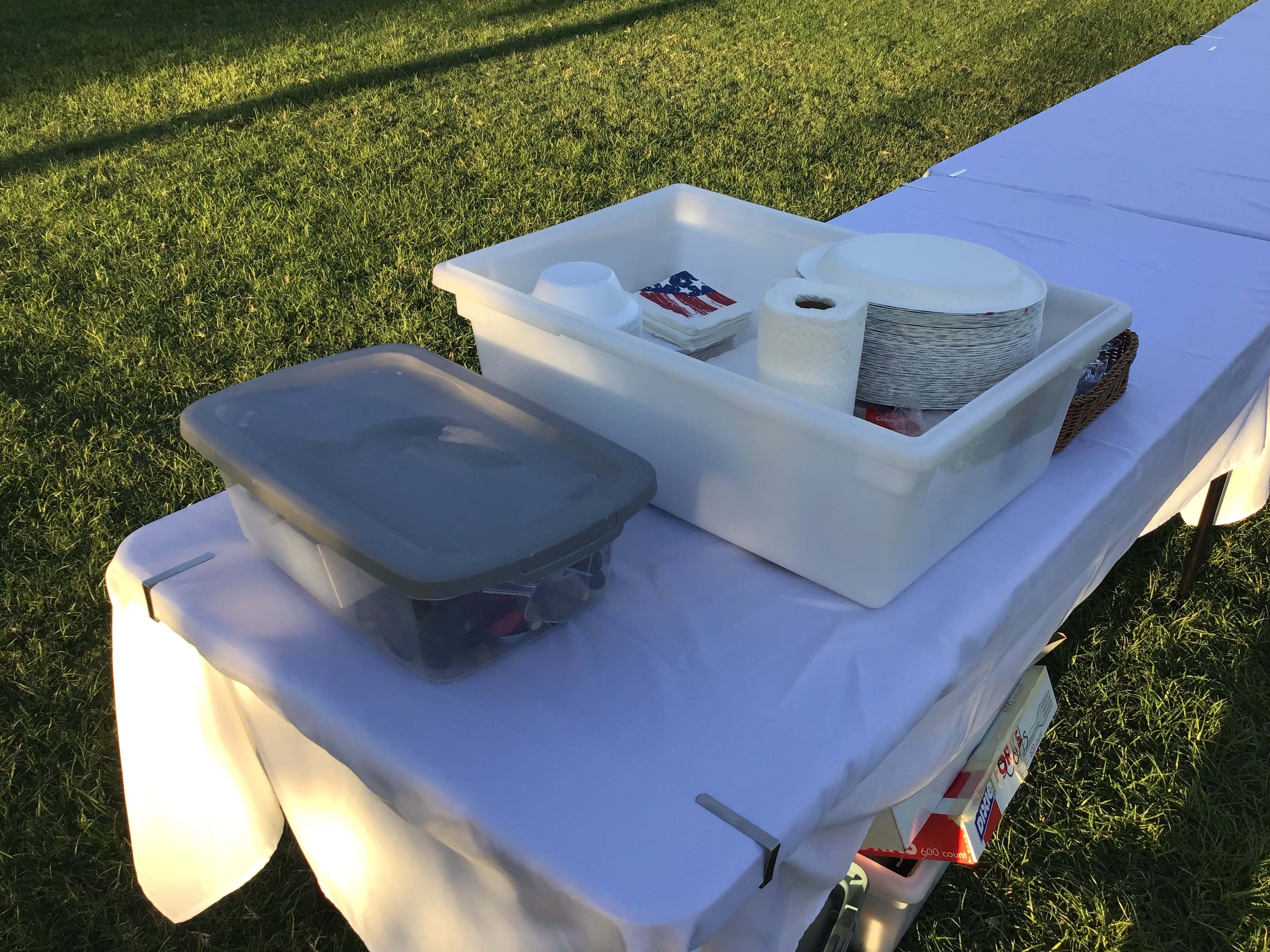 rectangle tablecloths (white) - 60 x 102