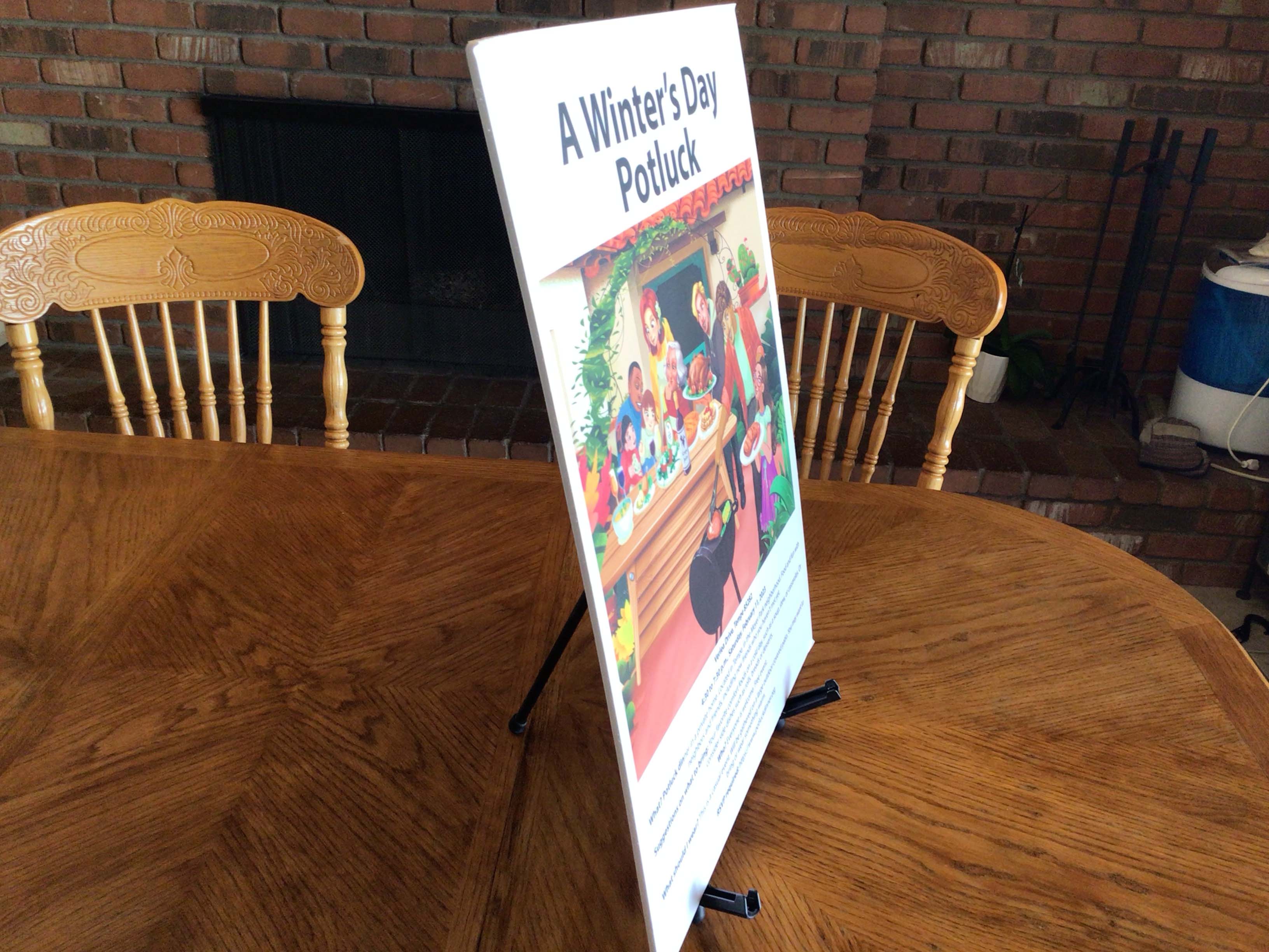 table top easel