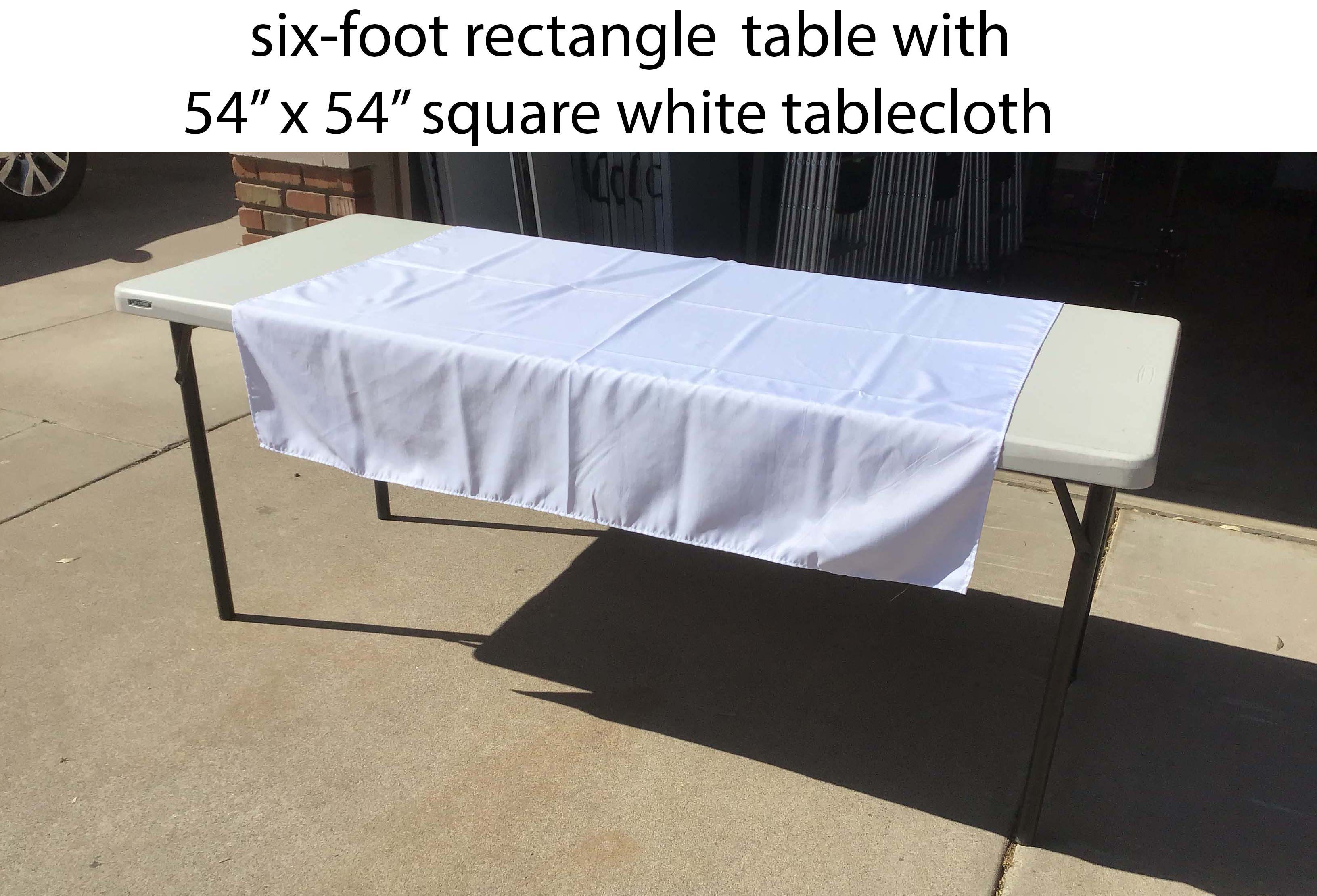 6 foot rectangle tables
