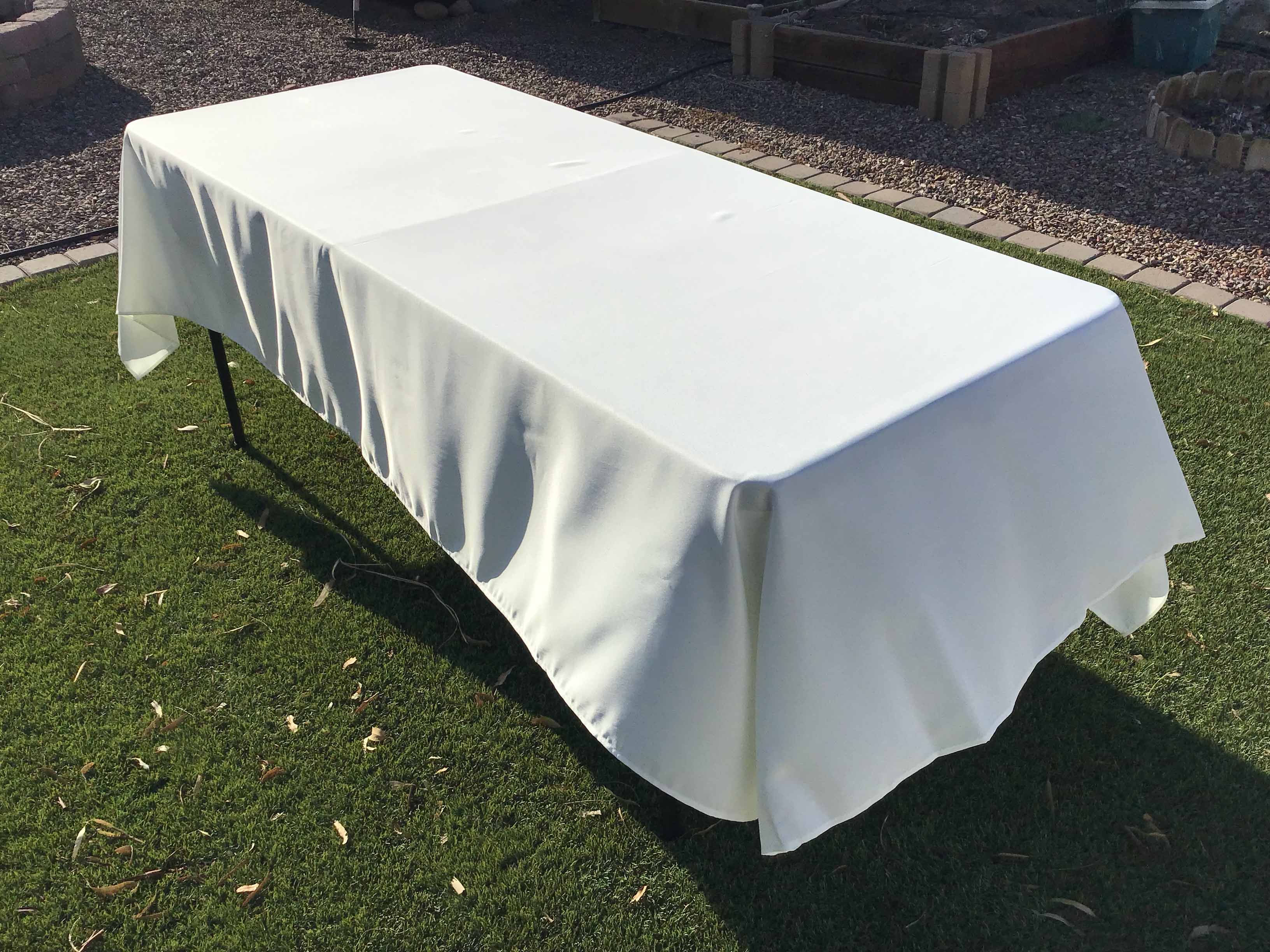 rectangle tablecloths (ivory) - 60 x 102