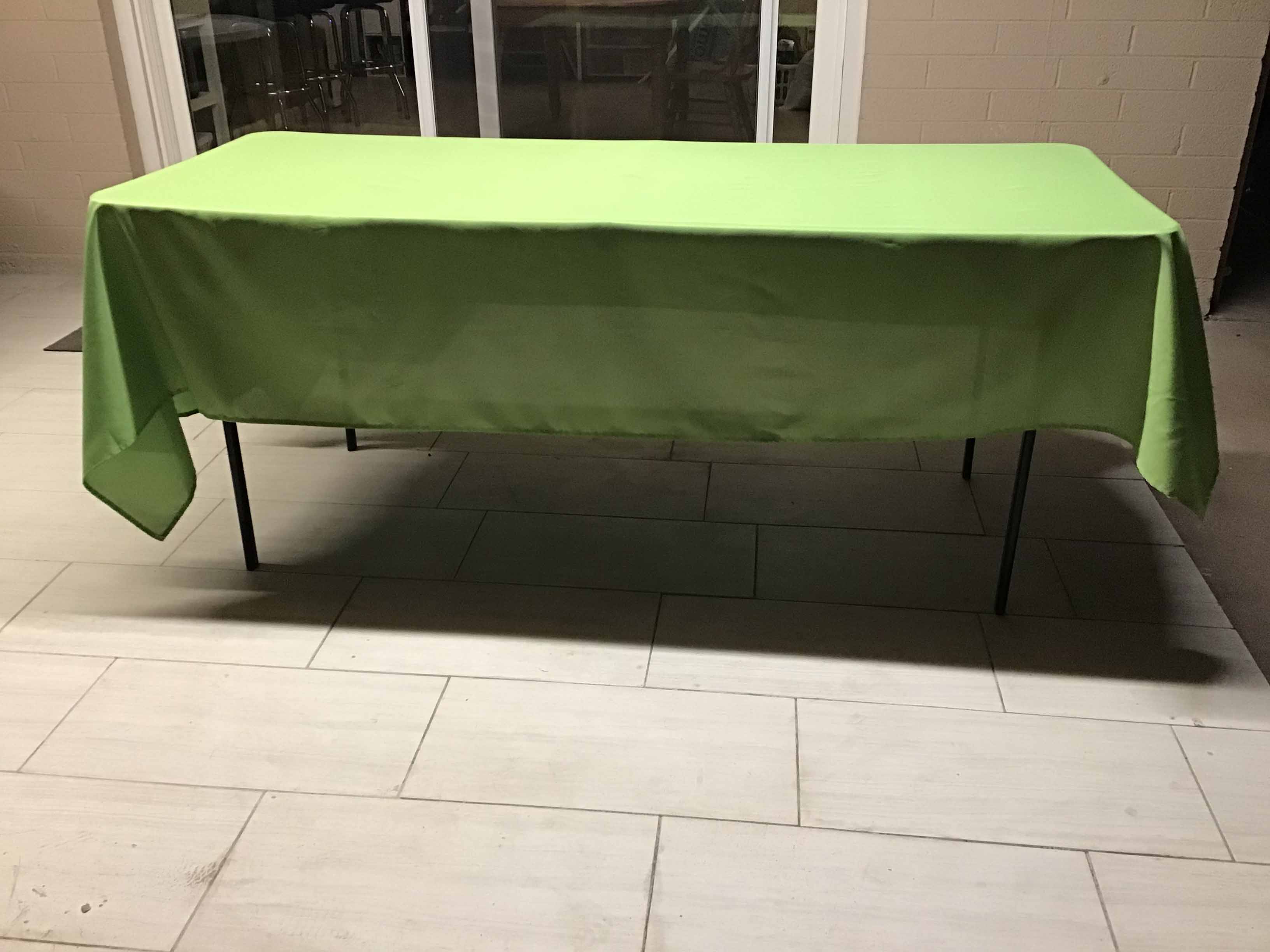 rectangle tablecloths (apple green) - 60 x 102