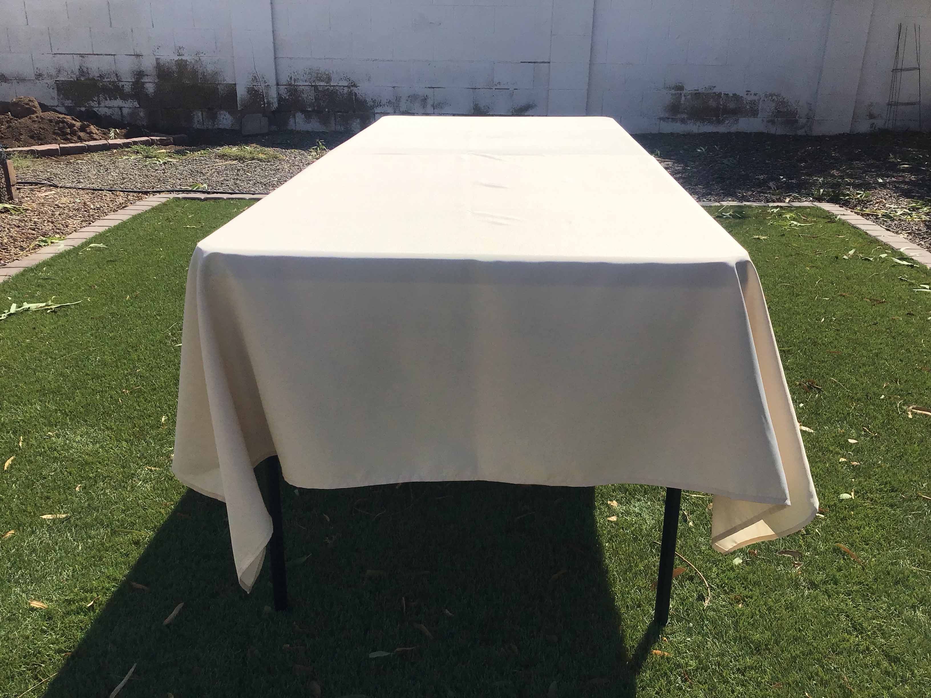 rectangle tablecloths (beige) - 60 x 102