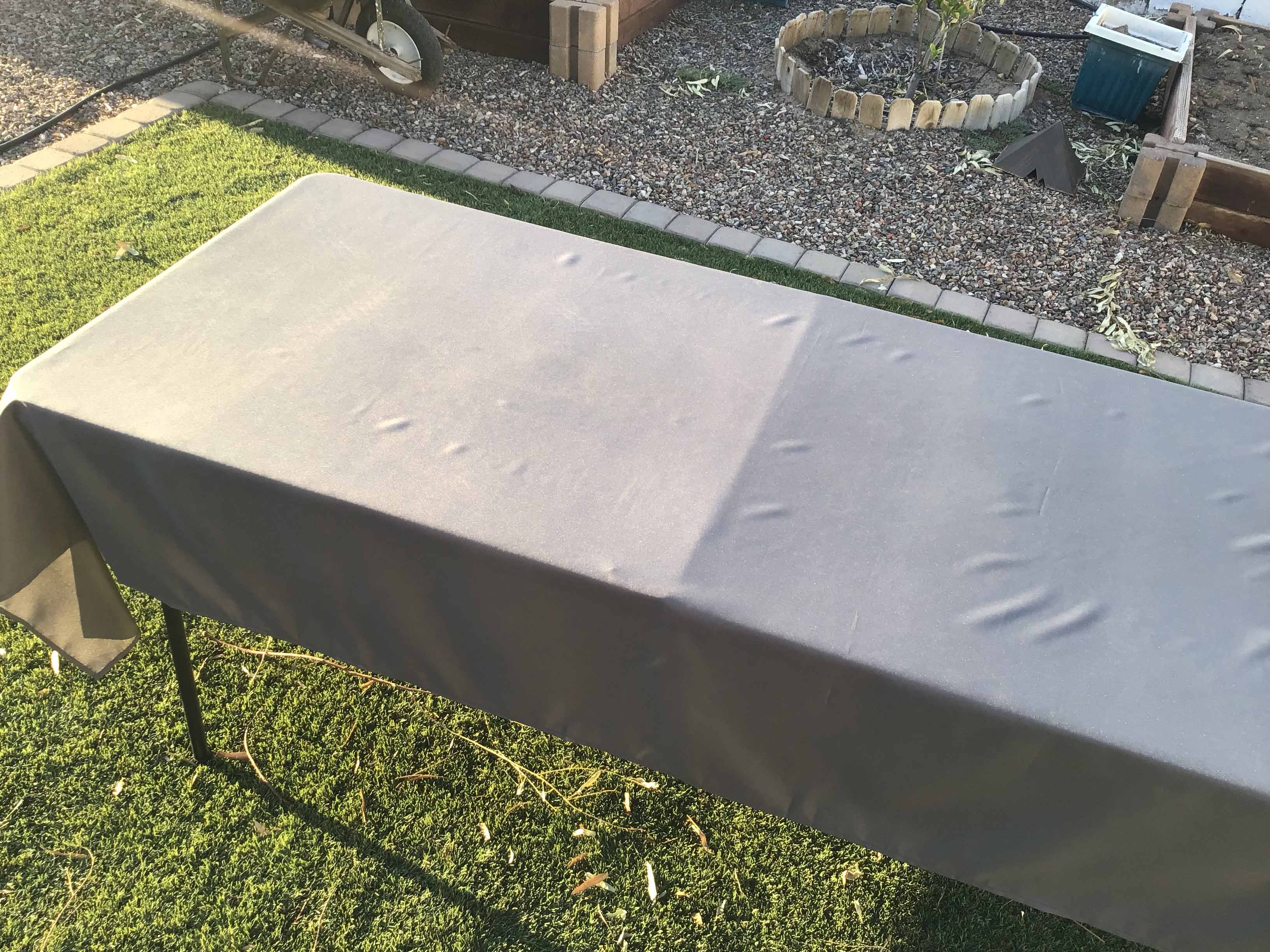 rectangle tablecloths (charcoal gray) - 60 x 102