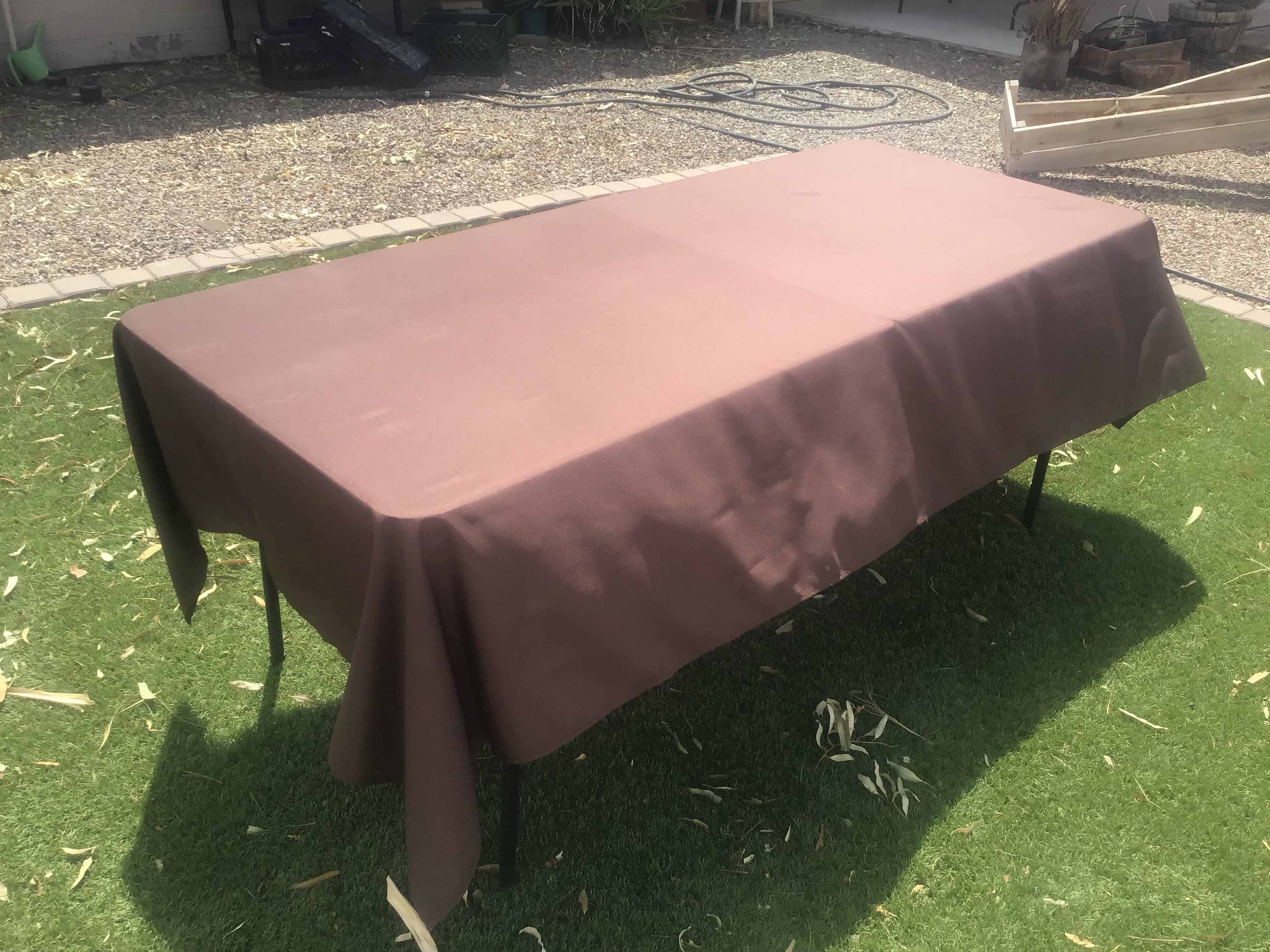 rectangle tablecloths (chocolate) - 60 x 102