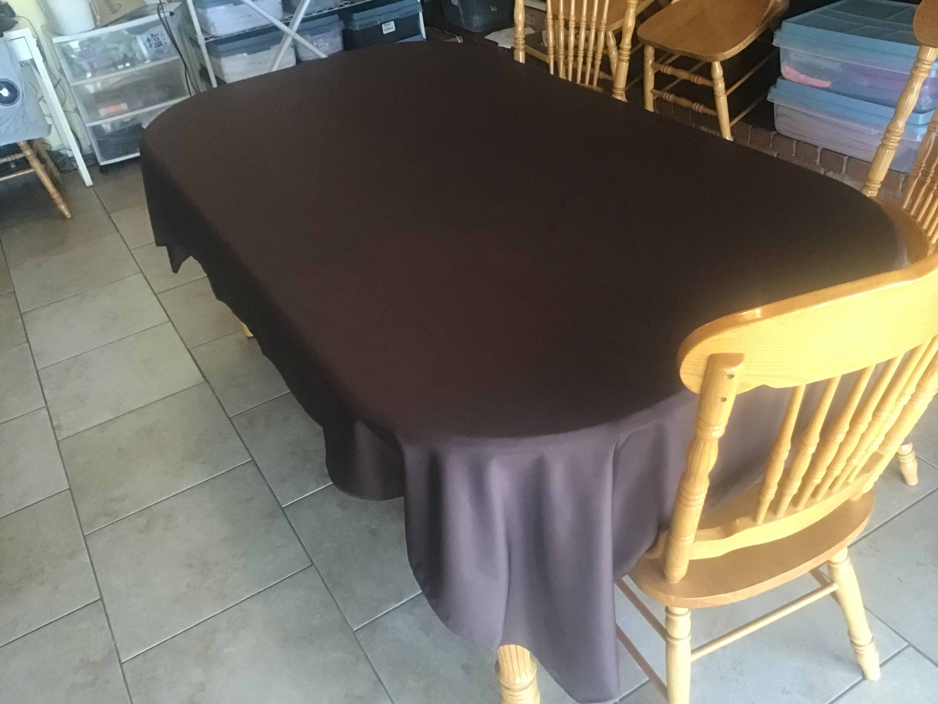 rectangle tablecloths (chocolate) - 60 x 102