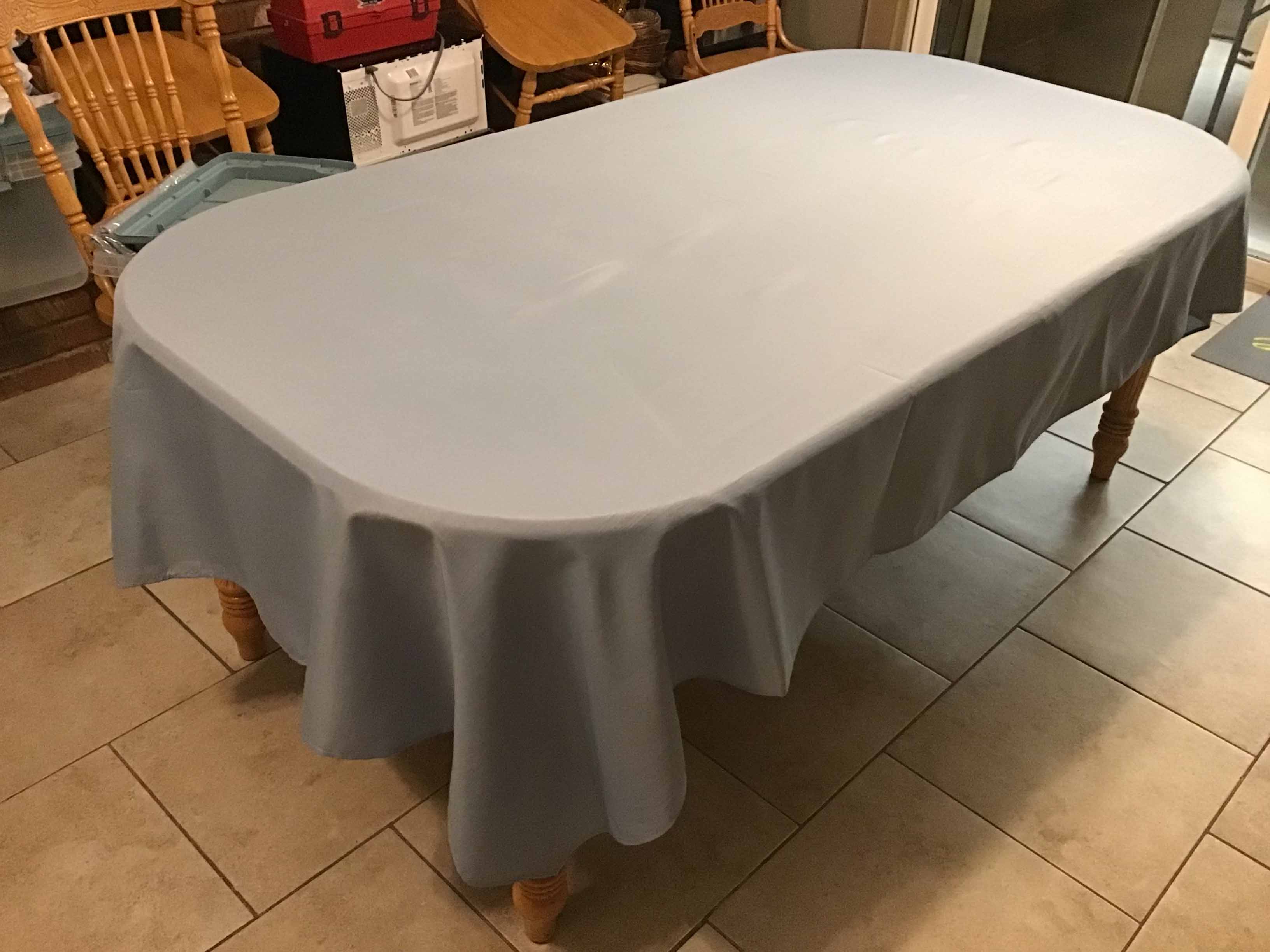 rectangle tablecloths (dusty blue) - 60 x 102