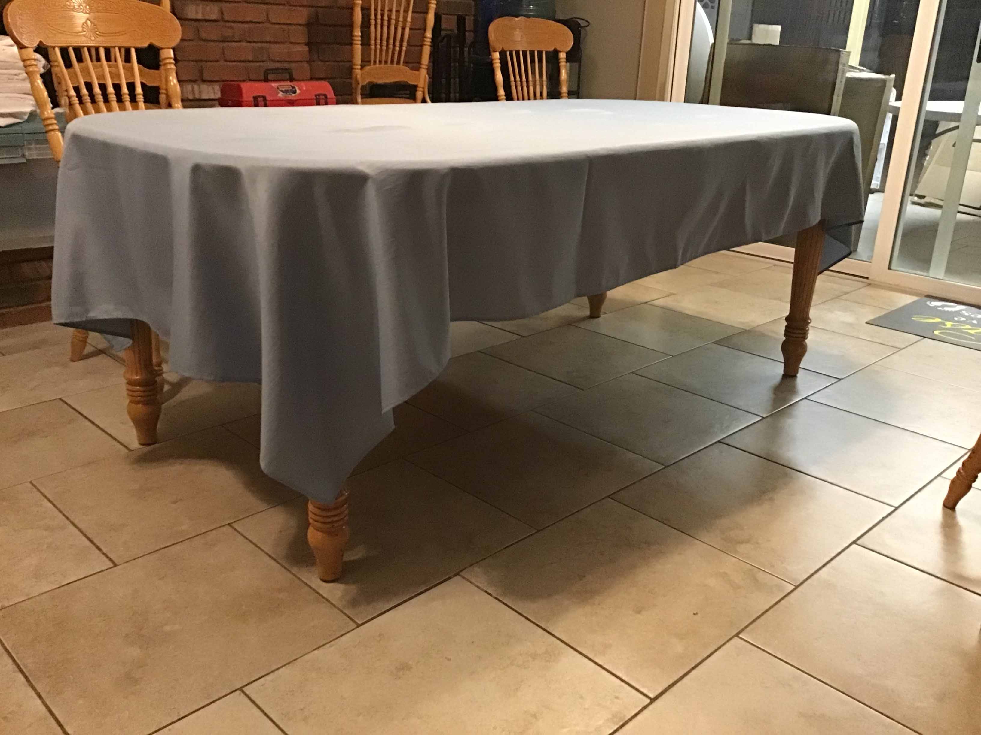 rectangle tablecloths (dusty blue) - 60 x 102