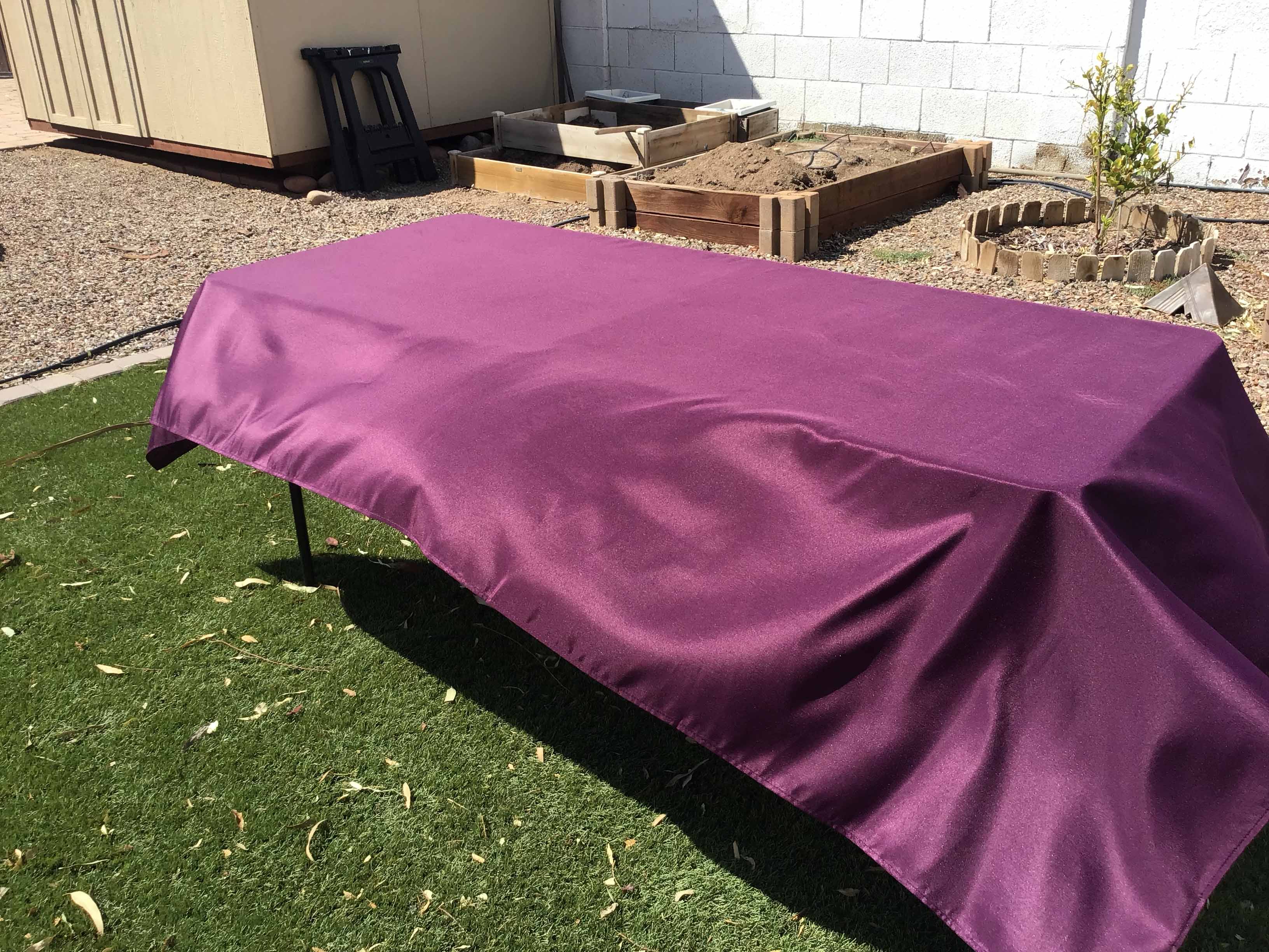rectangle tablecloths (eggplant) - 60 x 102