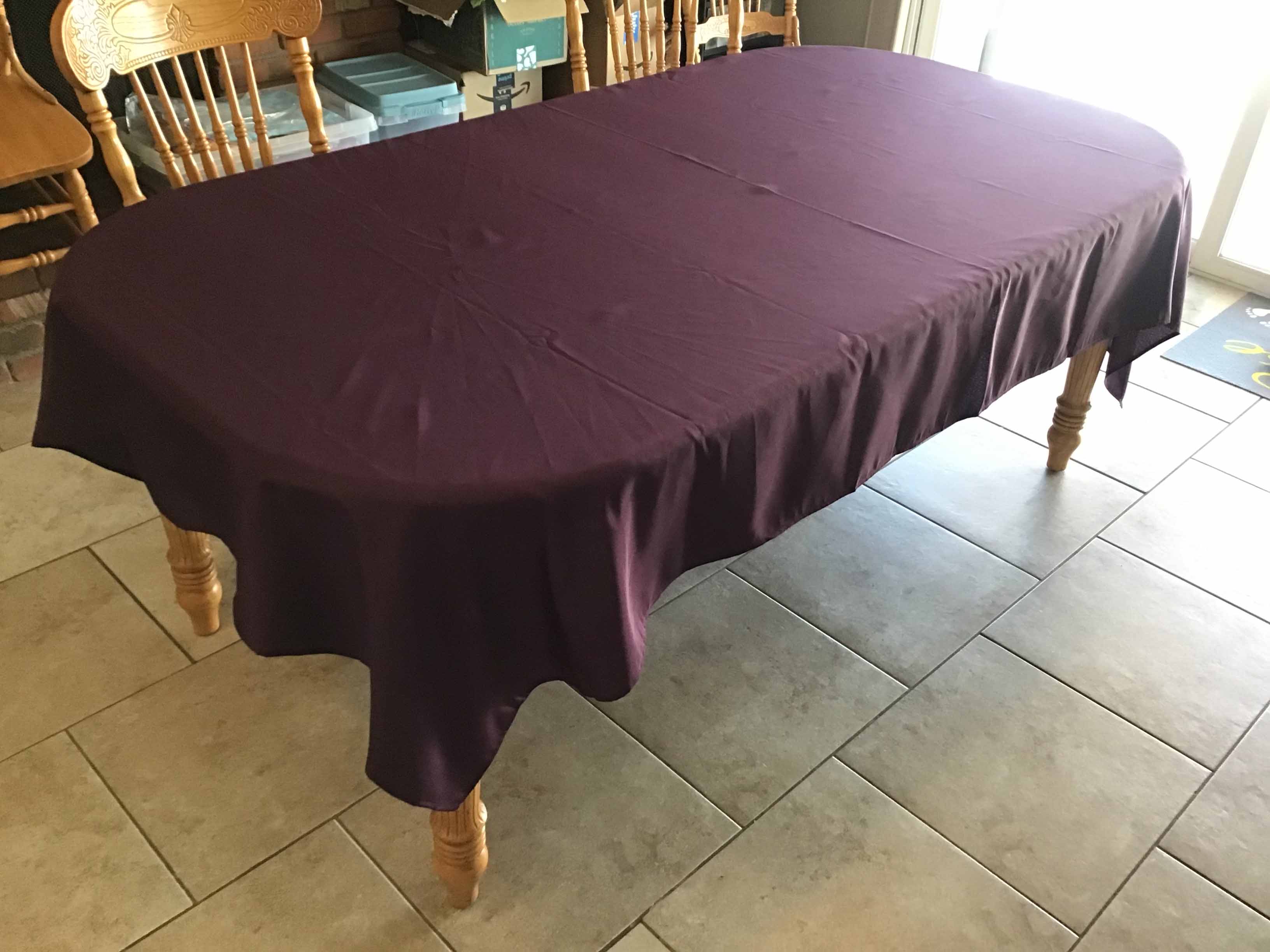 rectangle tablecloths (eggplant) - 60 x 102