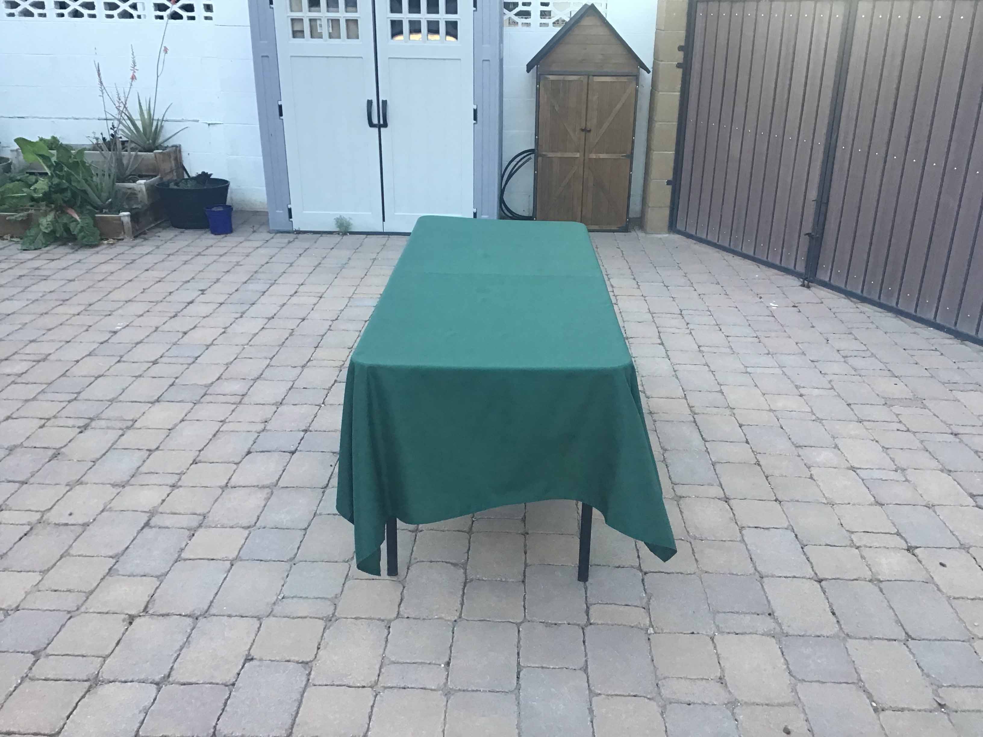 rectangle tablecloths (hunter emerald green) - 60 x 102