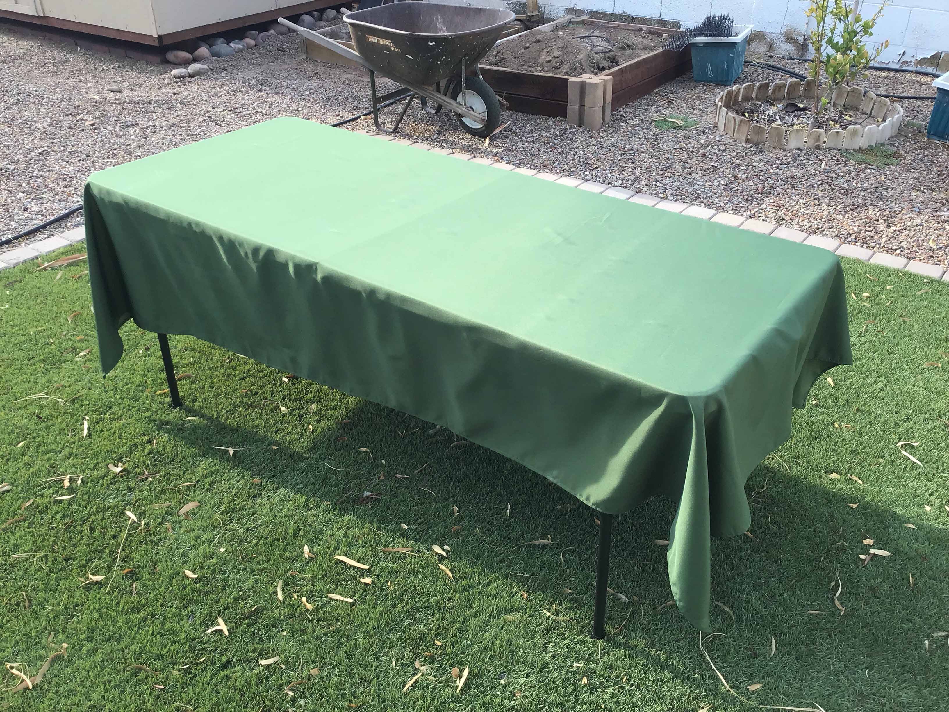 rectangle tablecloths (olive green) - 60 x 102