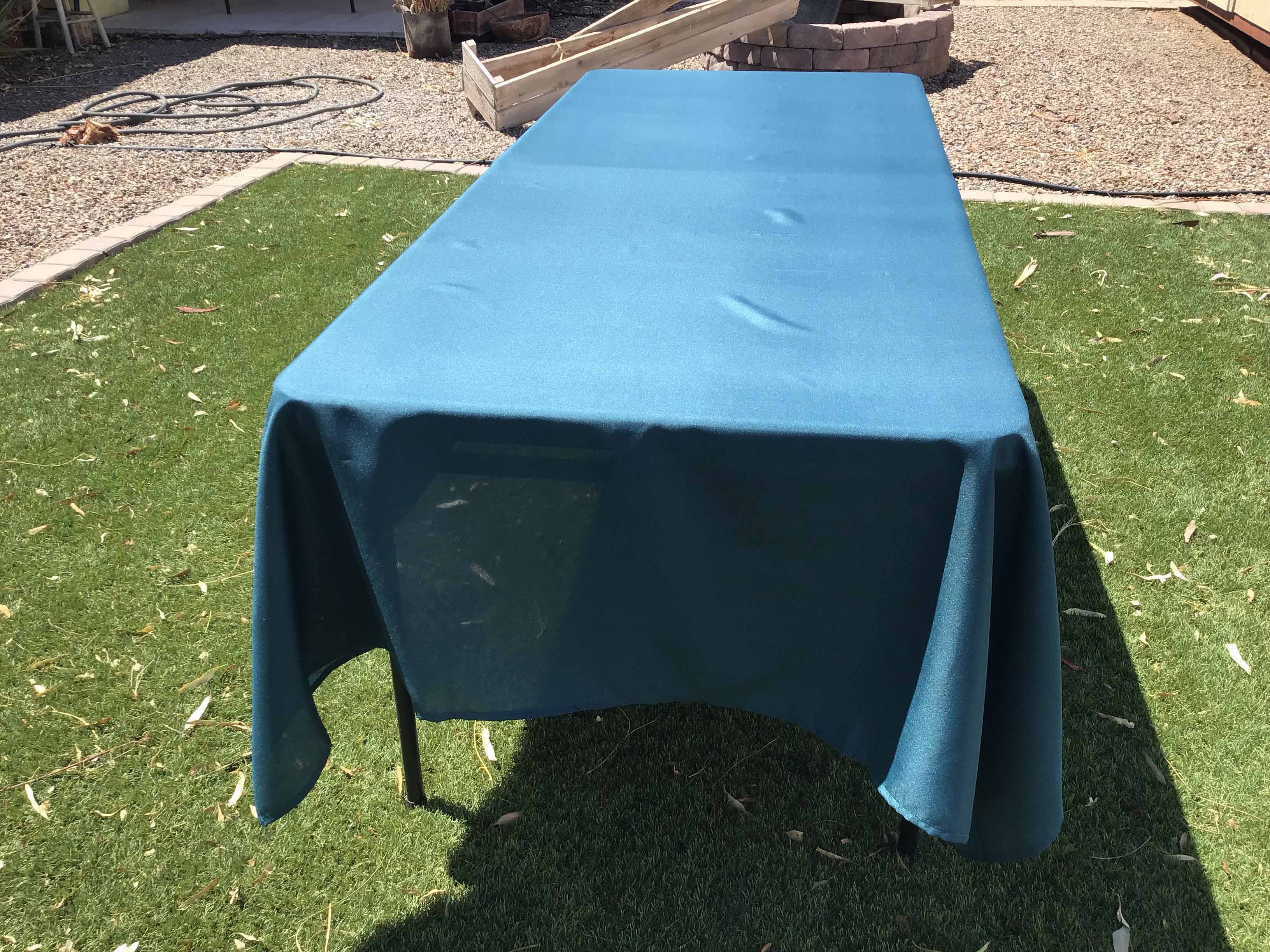 rectangle tablecloths (peacock teal) - 60 x 102