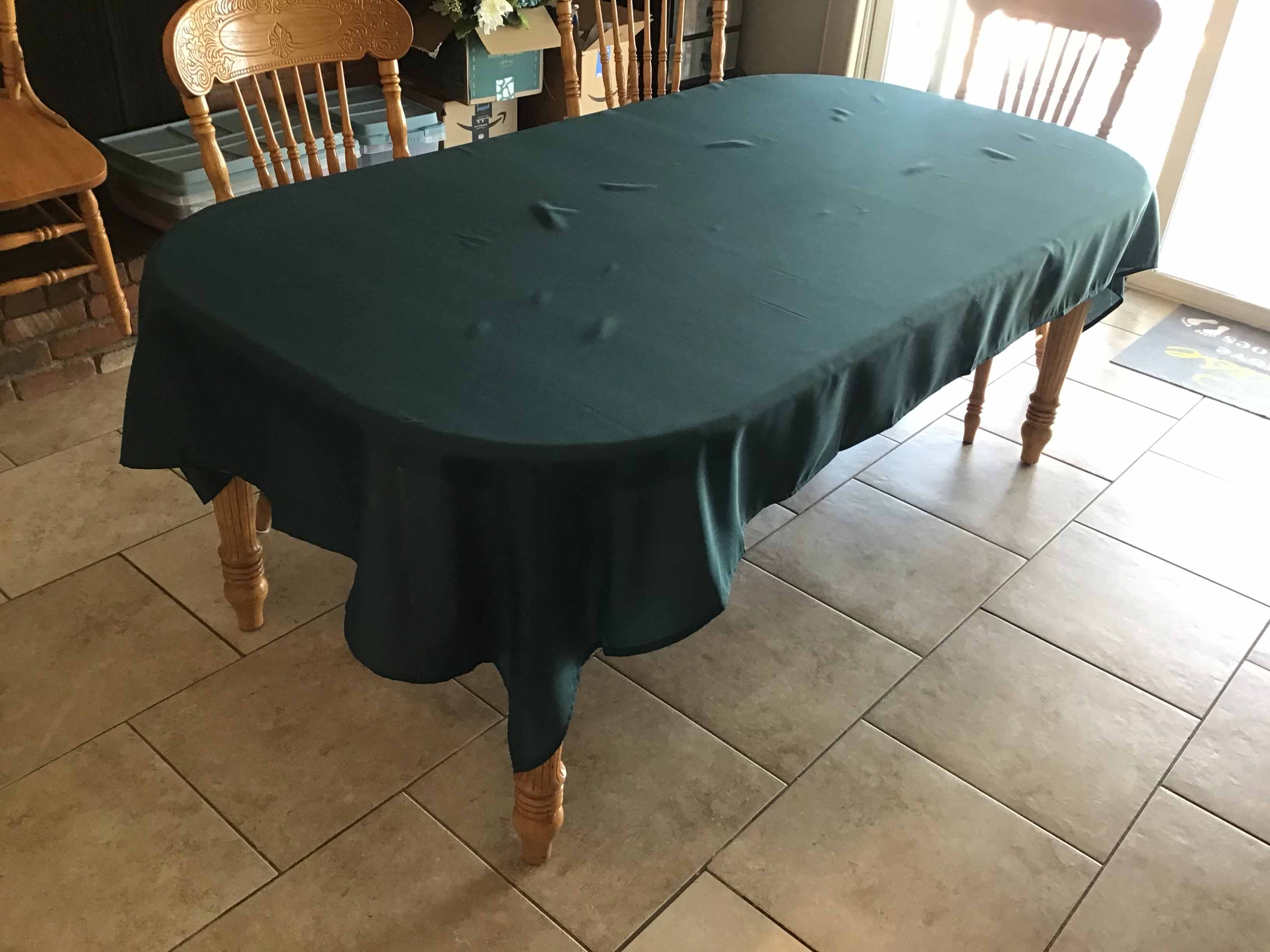 rectangle tablecloths (peacock teal) - 60 x 102