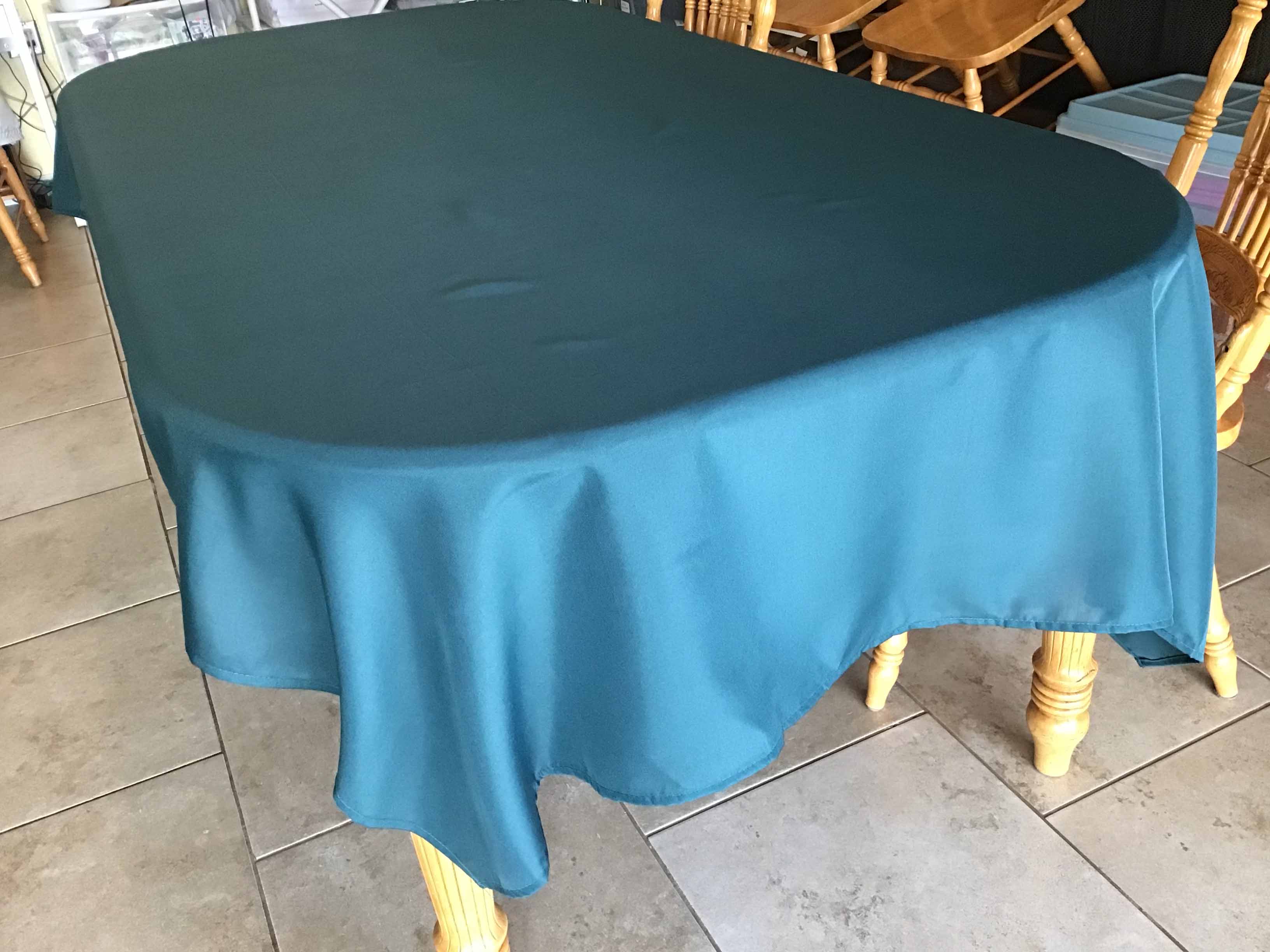 rectangle tablecloths (peacock teal) - 60 x 102