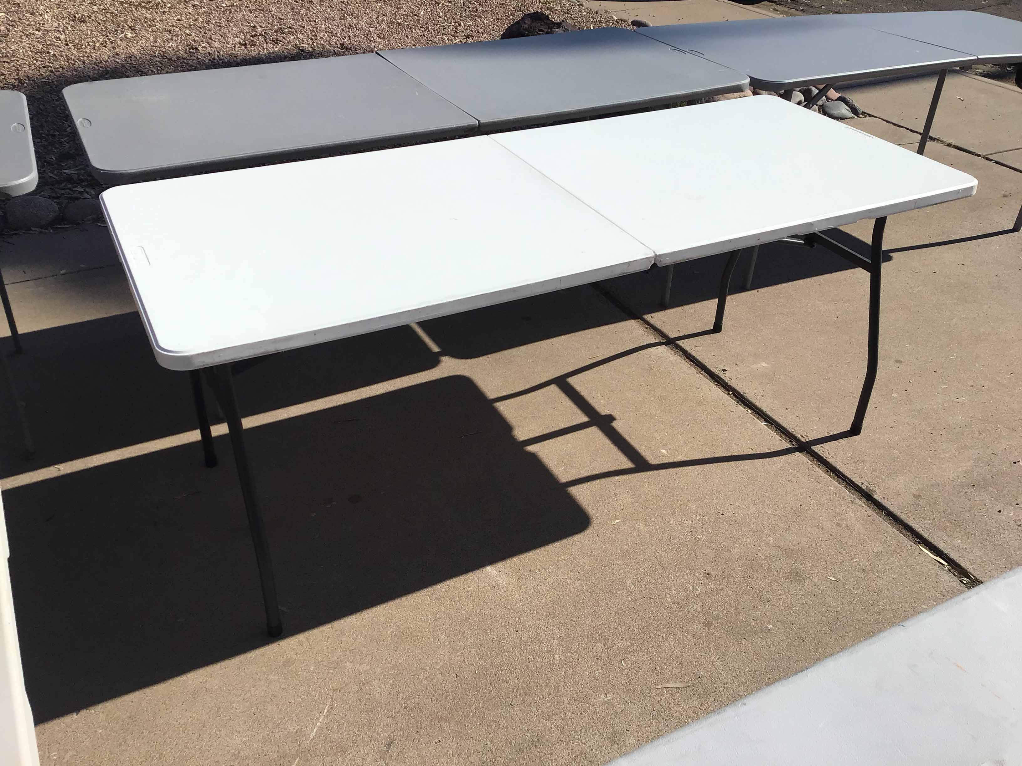 6 foot rectangle tables