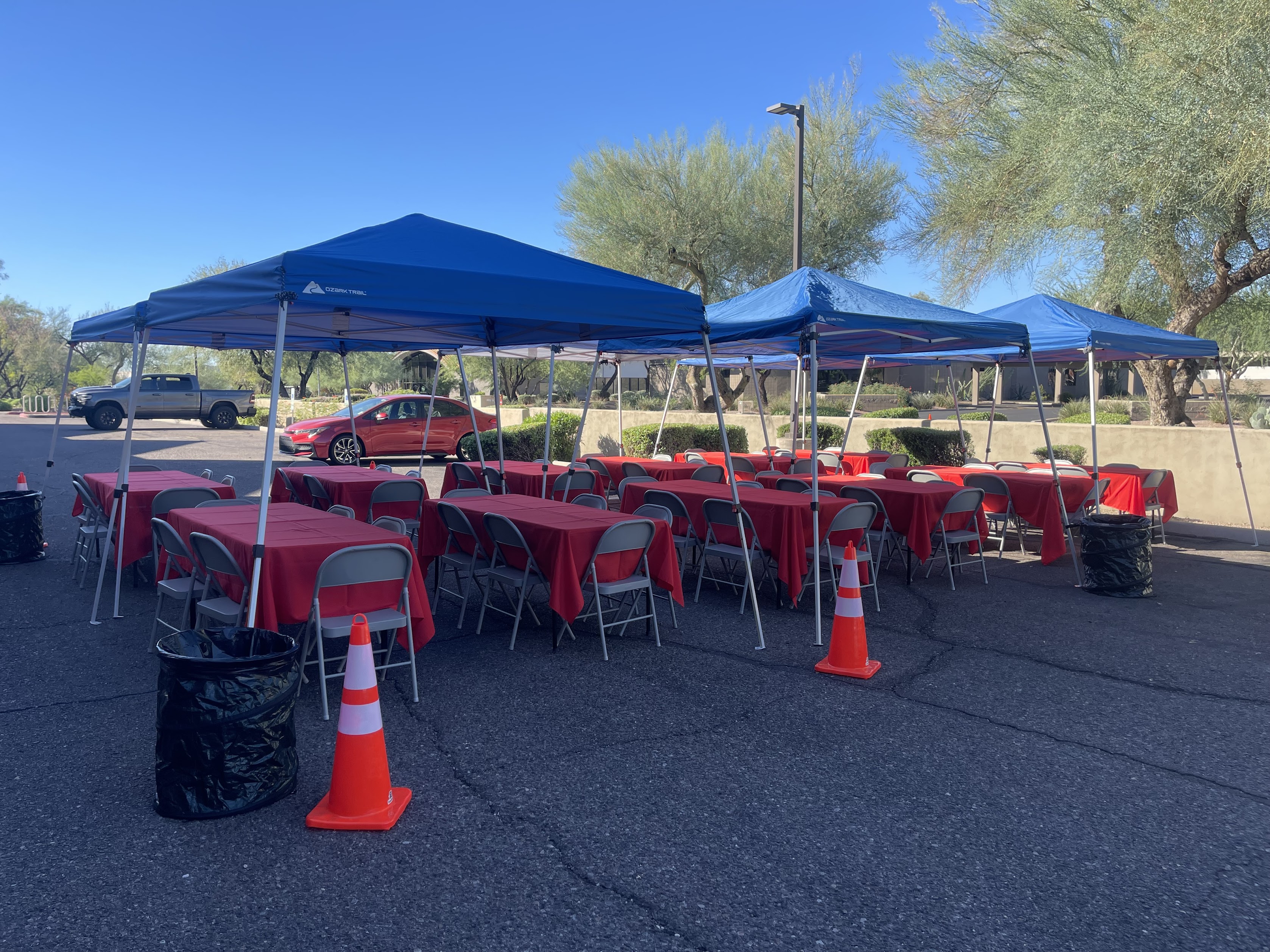 slant leg canopy tent (10 ft. x 10 ft.) - blue