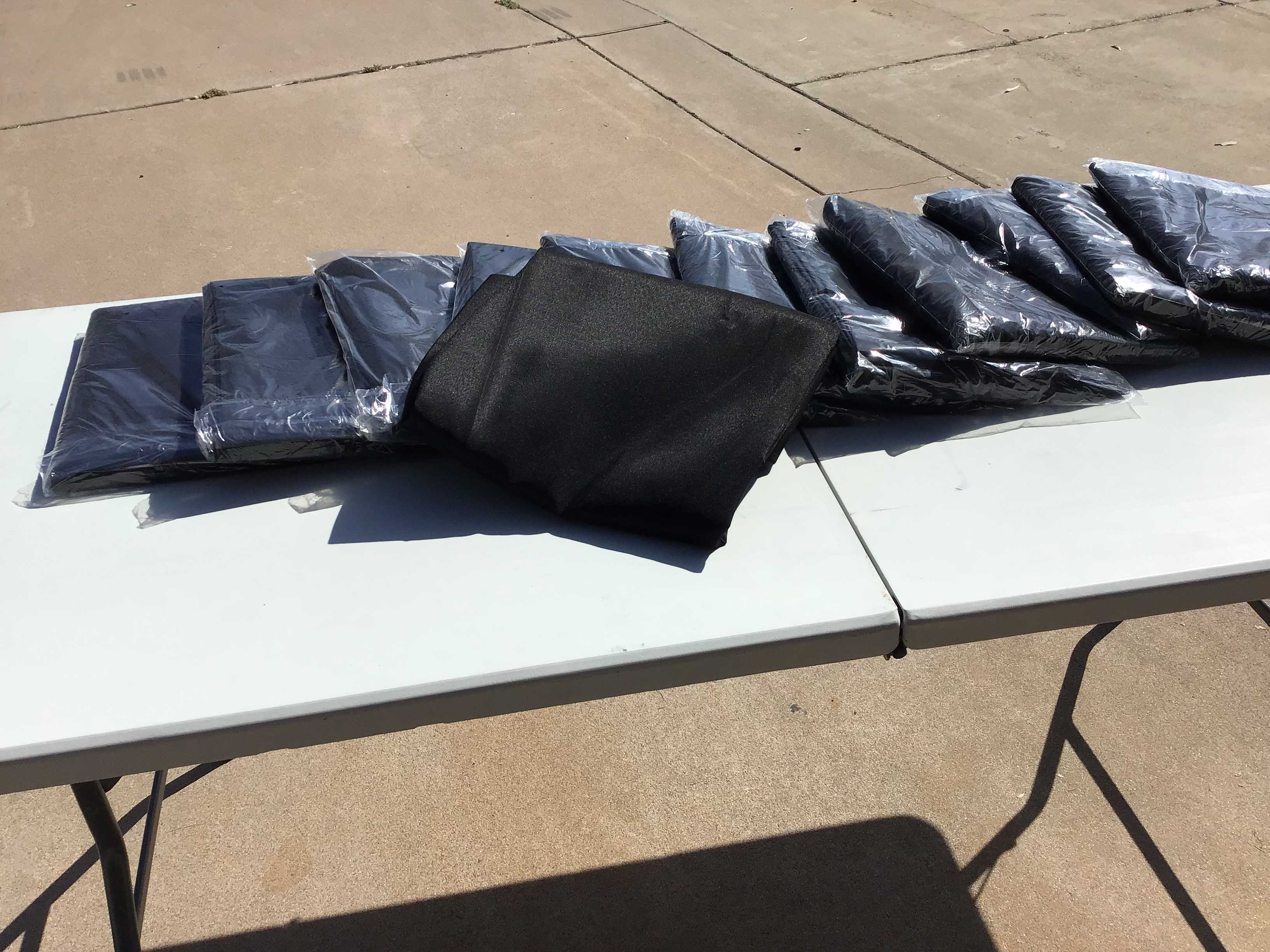 rectangle tablecloths (black) - 60 x 102