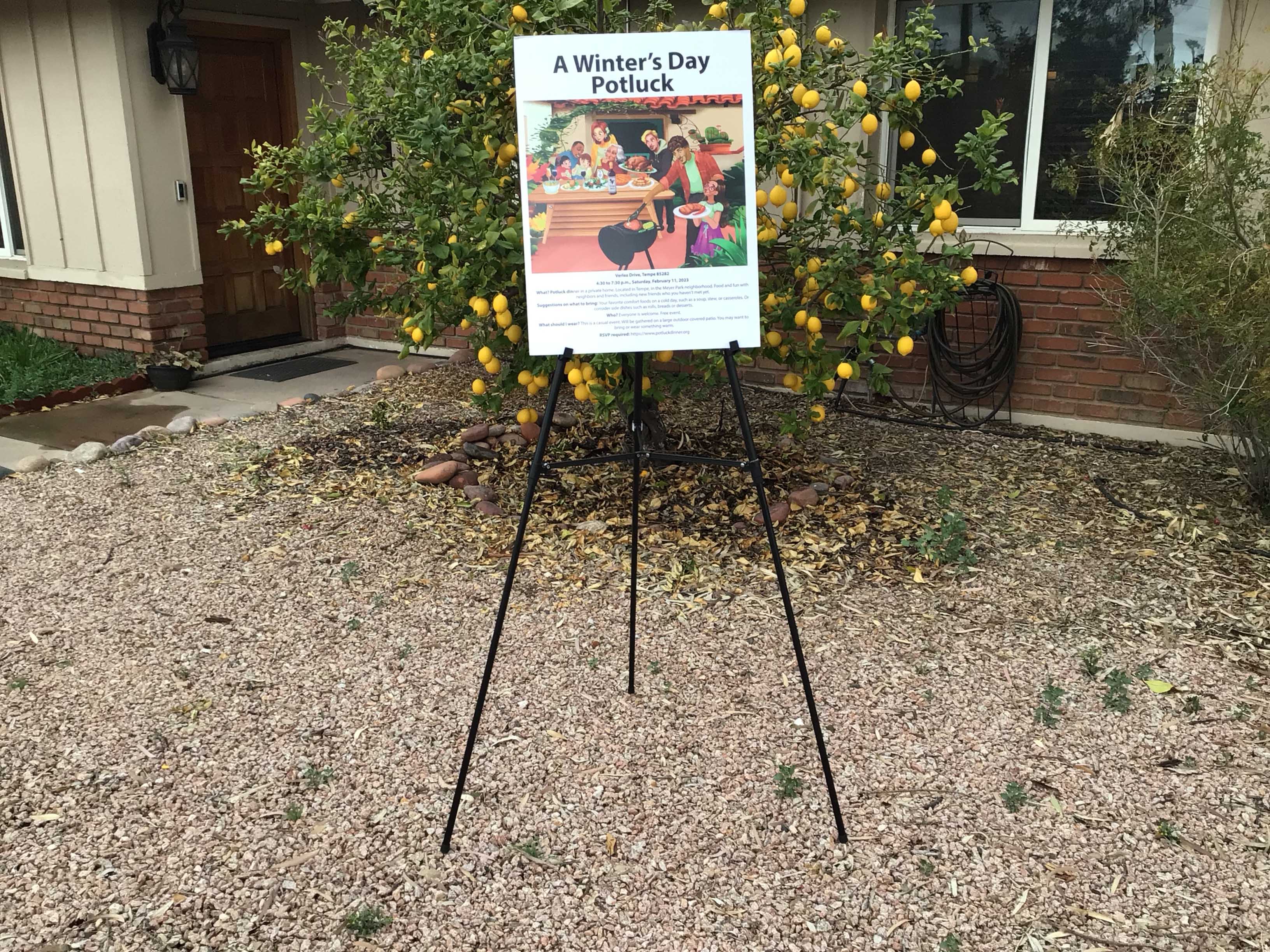 easel (black aluminum)