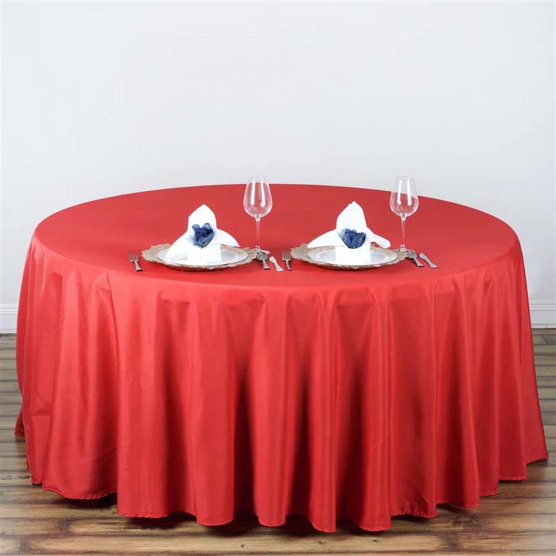 round tablecloths (red) - 108