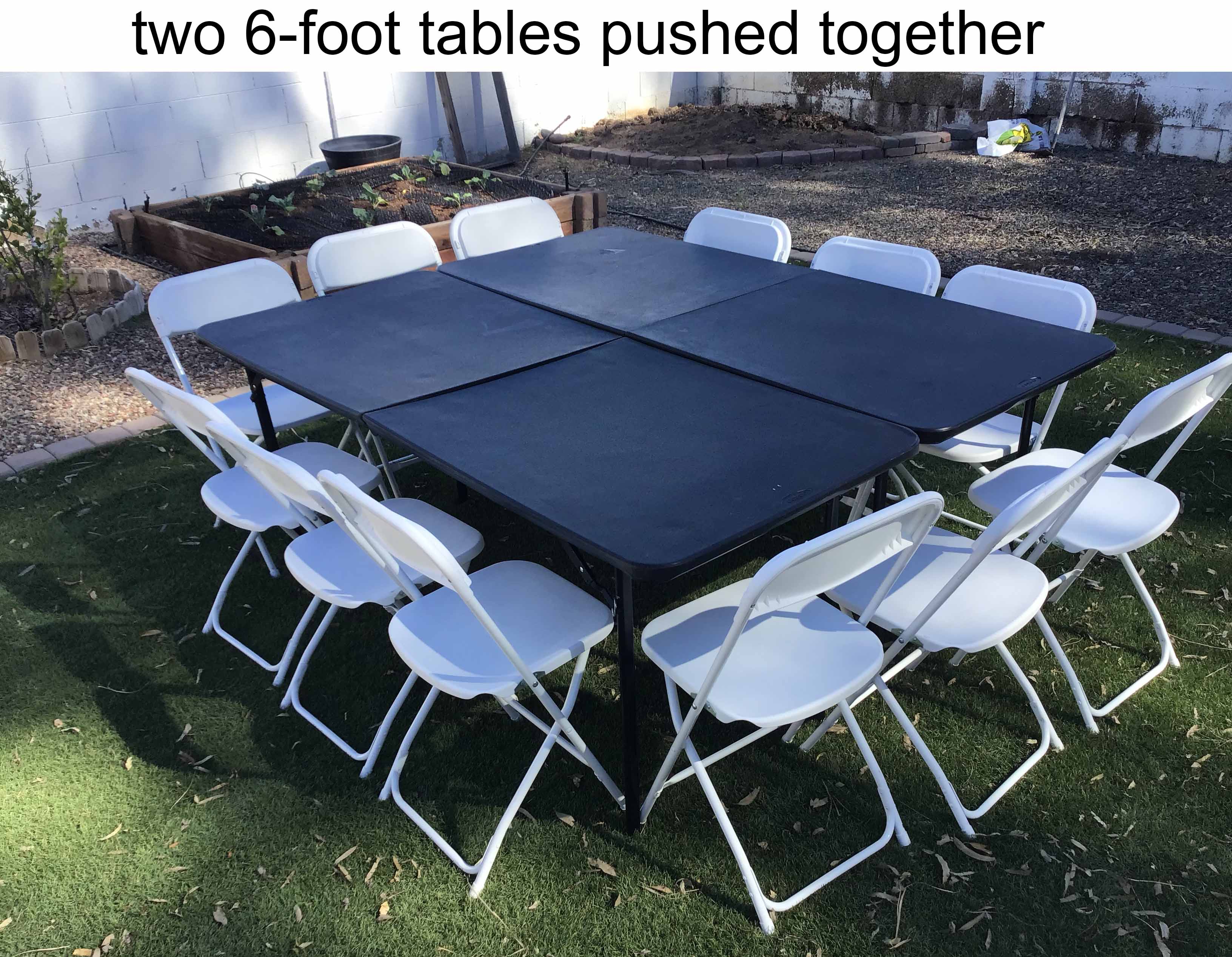 6 foot rectangle tables (budget)