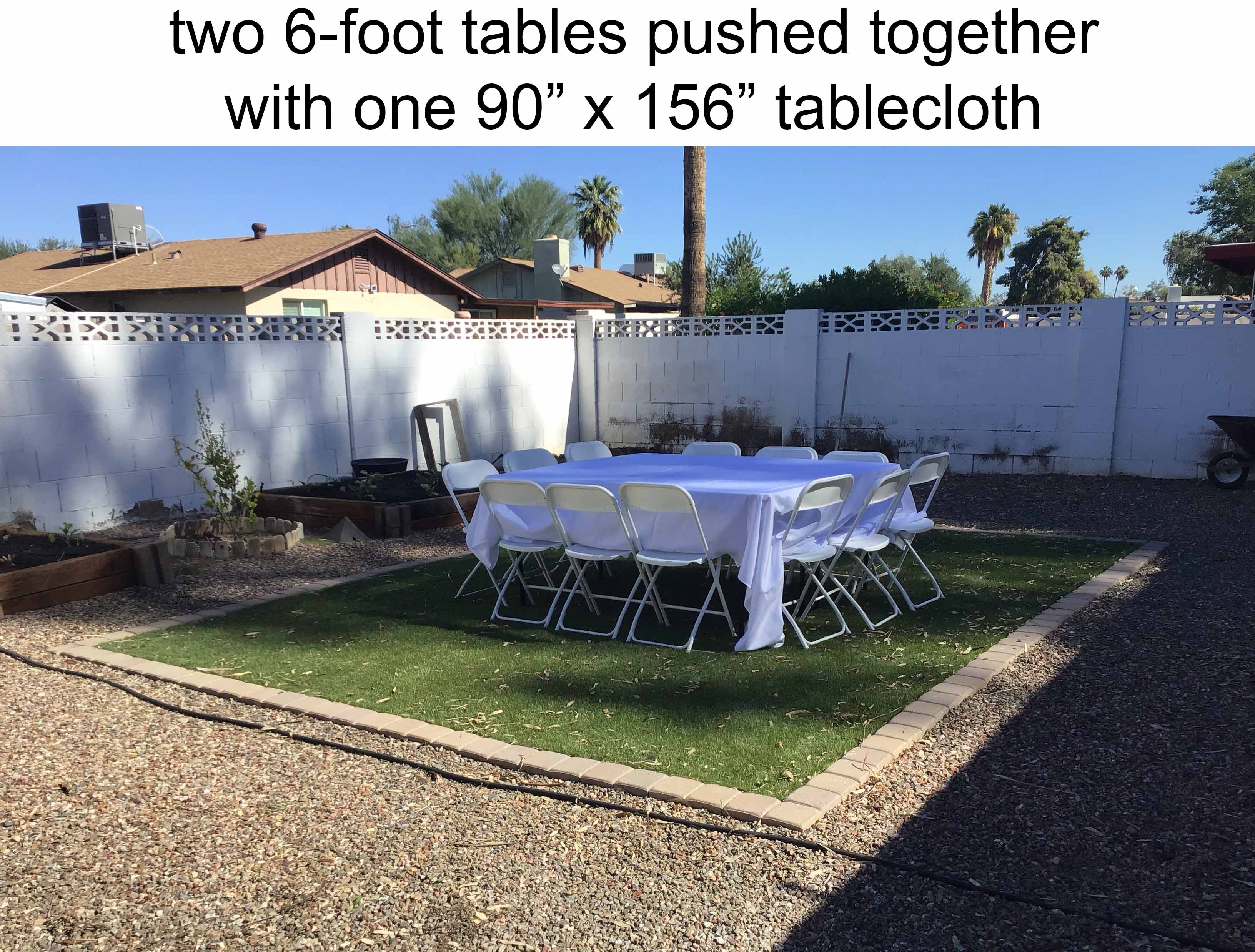 6 foot rectangle tables (budget)