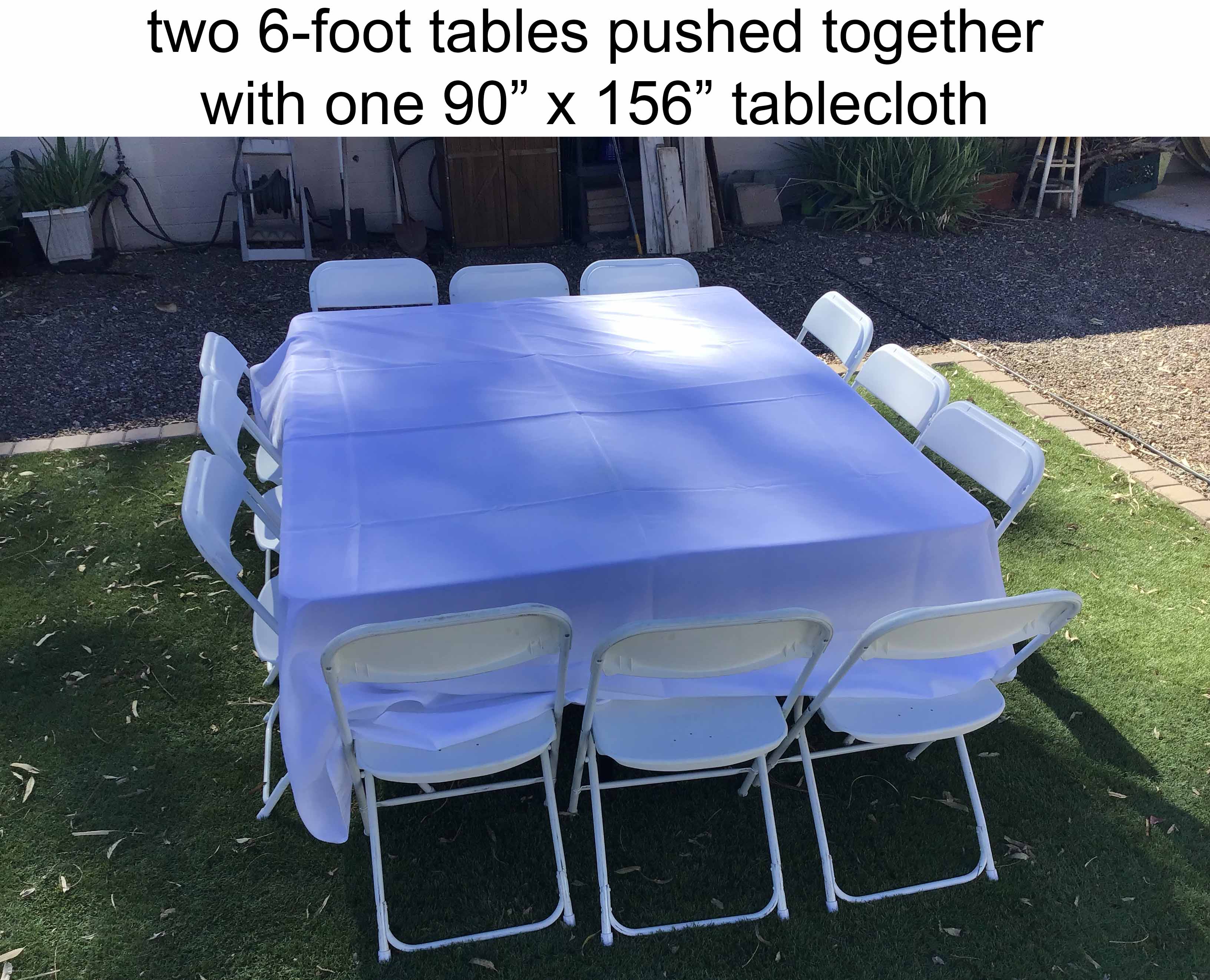 6 foot rectangle tables (budget)