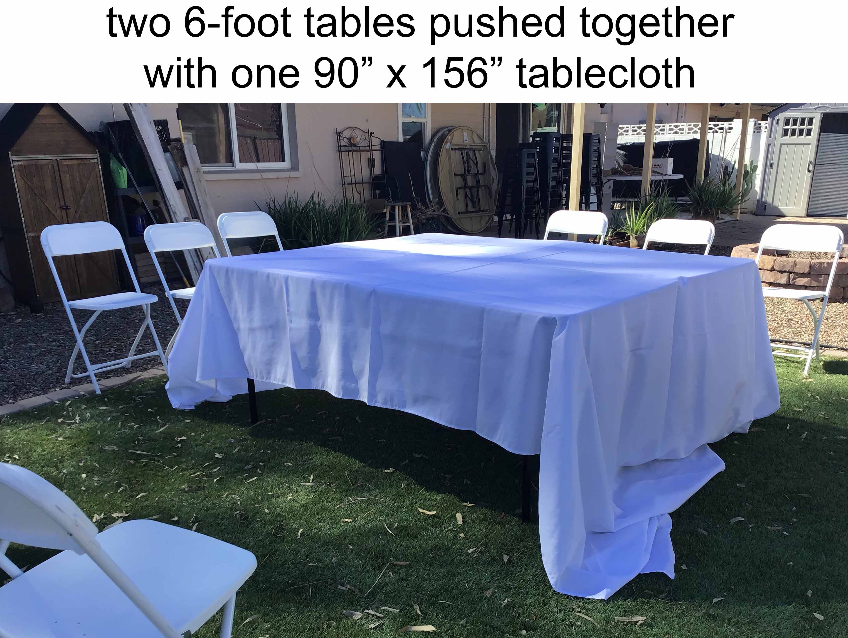 6 foot rectangle tables (budget)