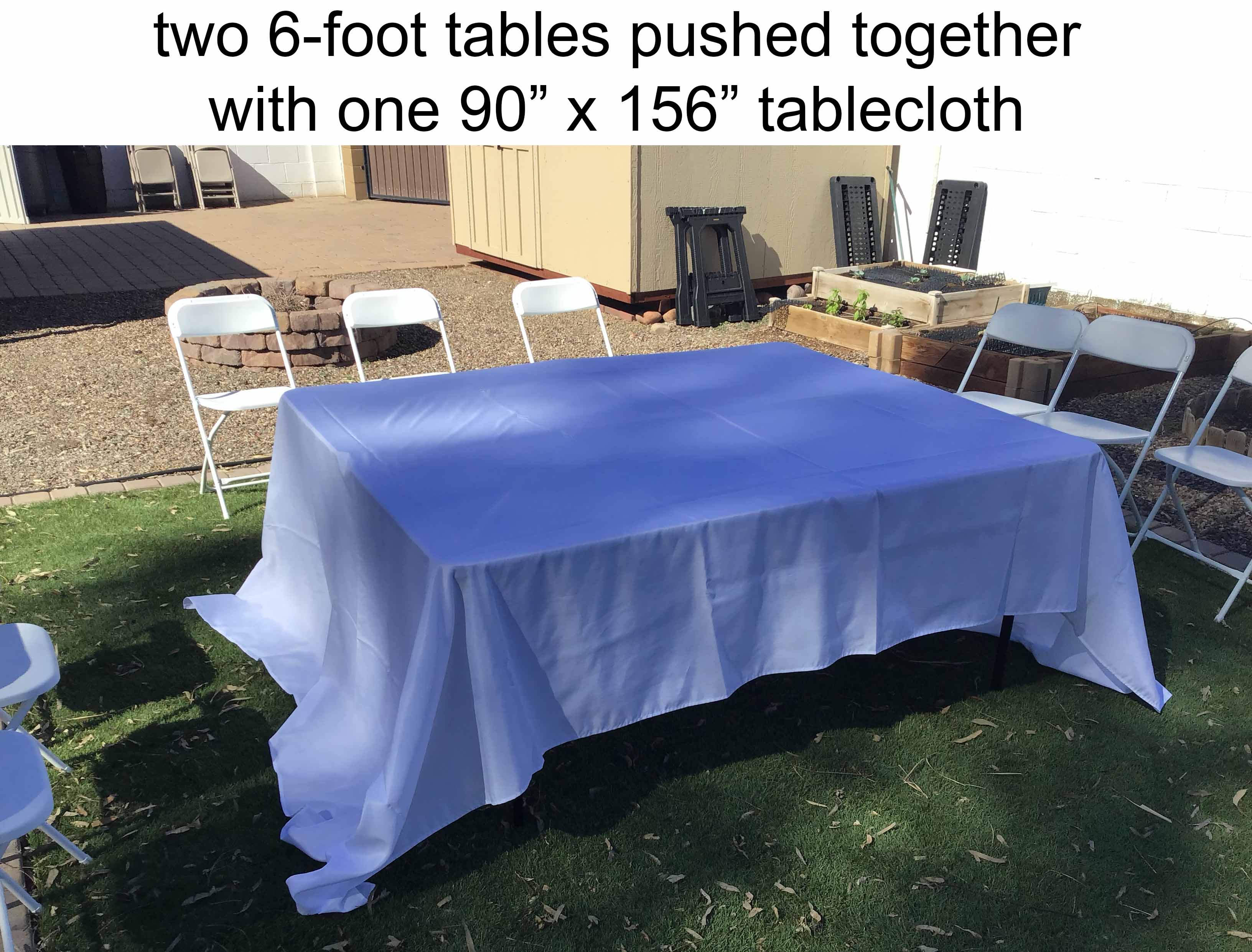 6 foot rectangle tables (budget)
