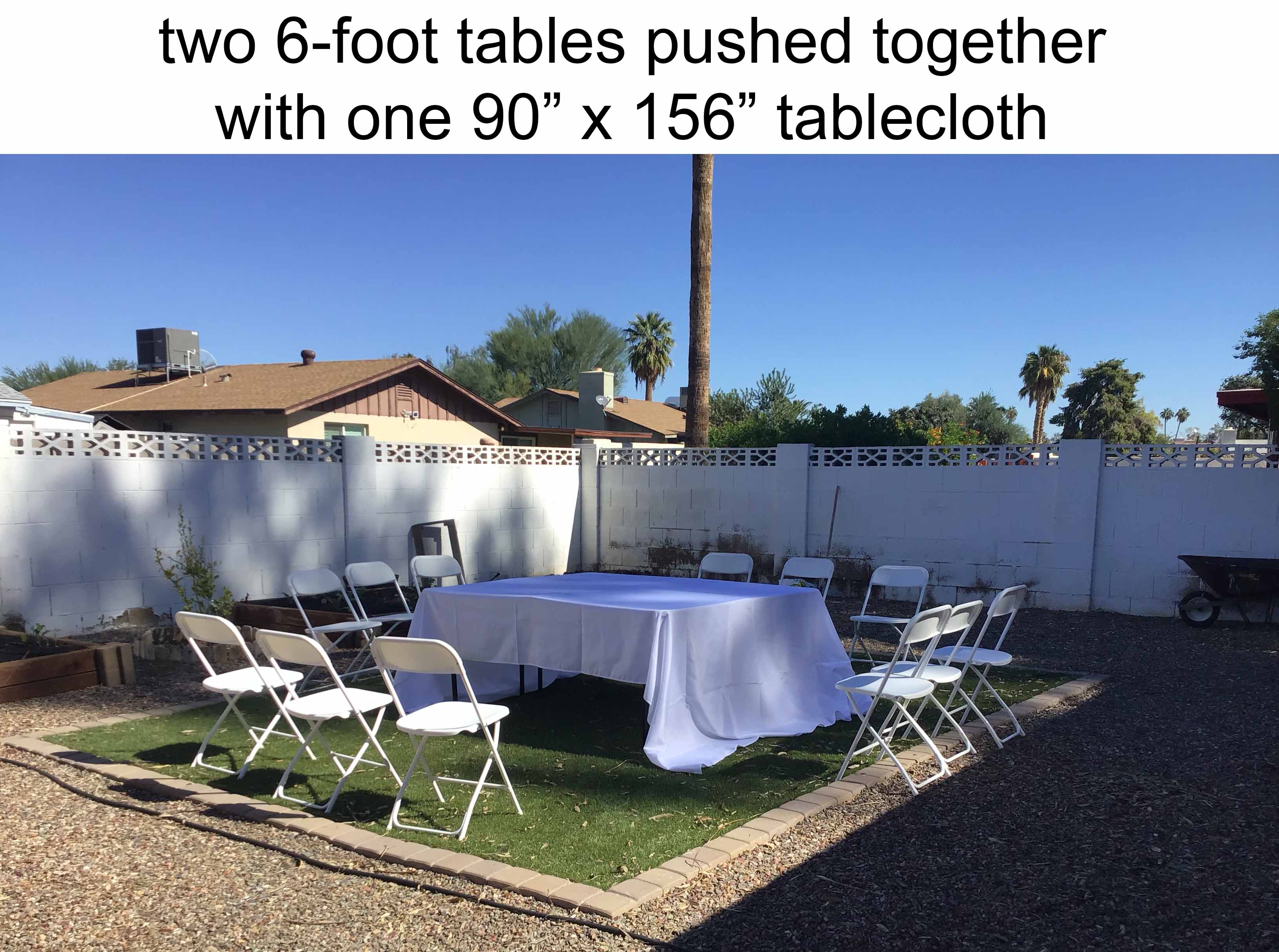 6 foot rectangle tables (budget)