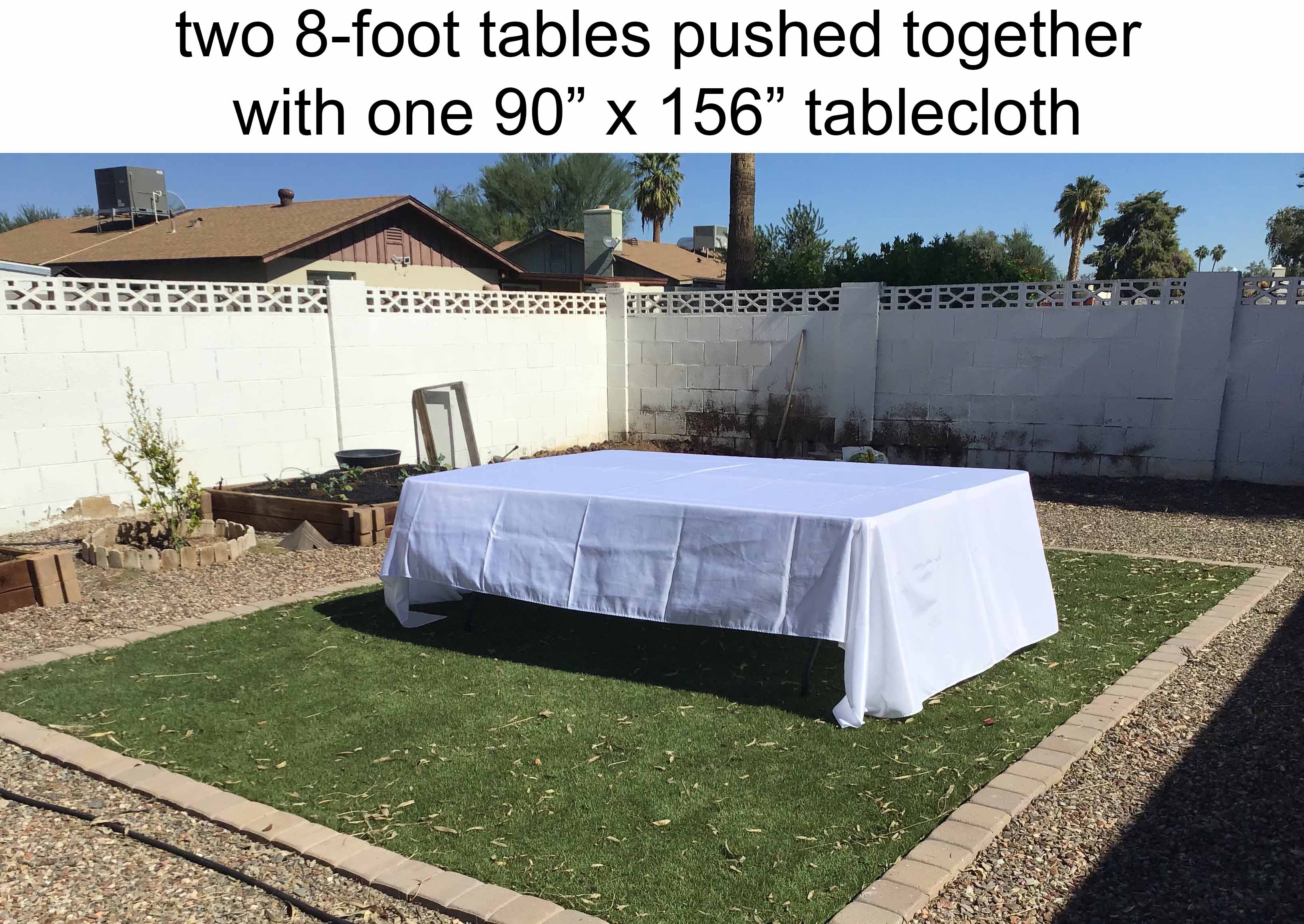 8 foot rectangle tables