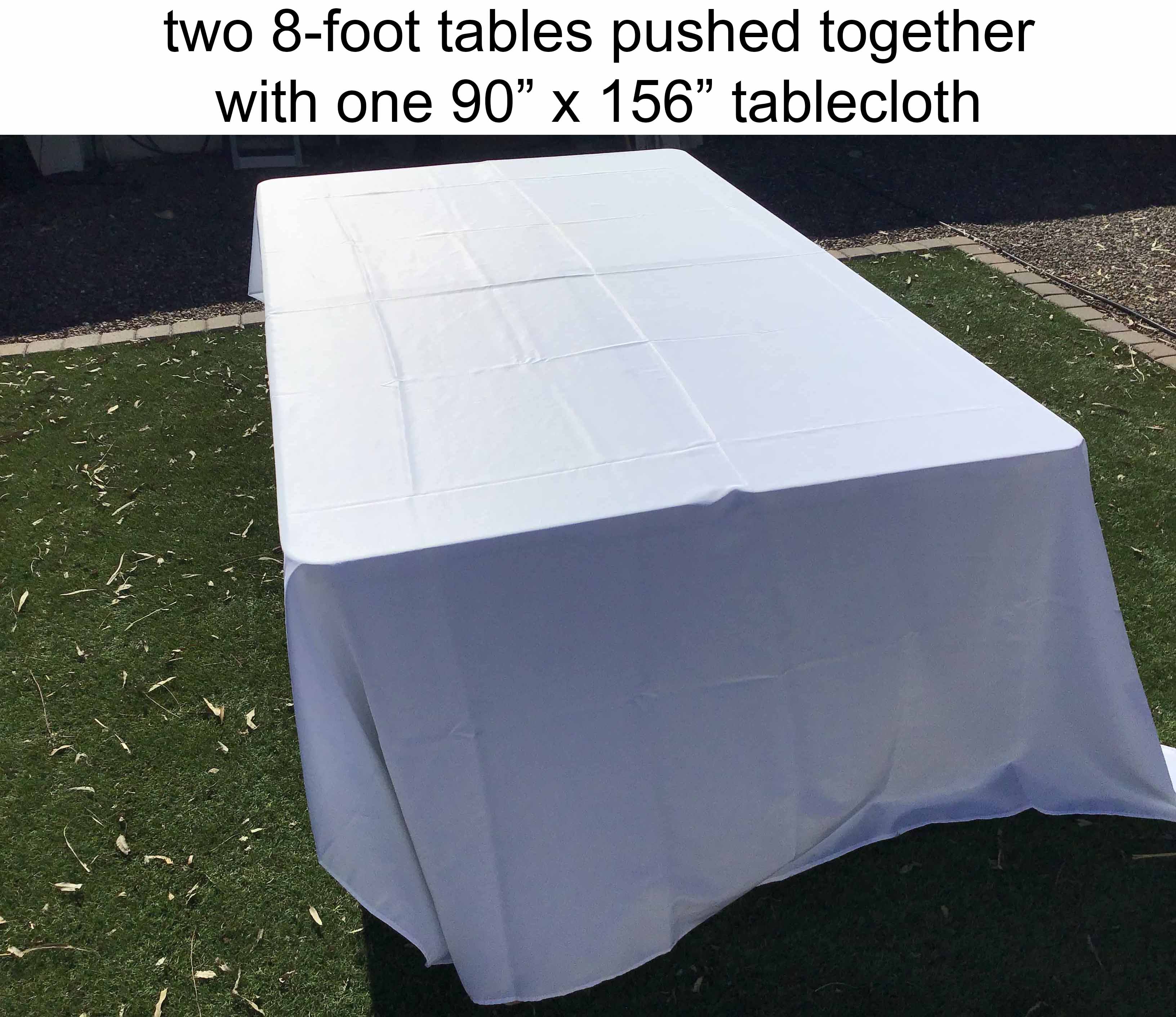 8 foot rectangle tables