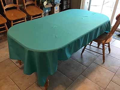 rectangle tablecloths (turquoise) - 60 x 102