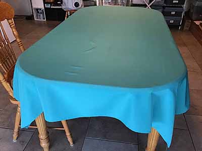 rectangle tablecloths (turquoise) - 60 x 102