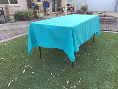 rectangle tablecloths (turquoise) - 60 x 102