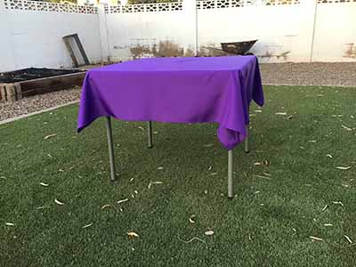 square tablecloths (purple) - 54