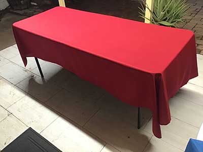 rectangle tablecloths (wine) - 60 x 102