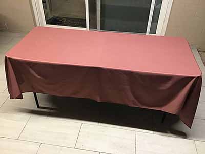 rectangle tablecloths (cinnamon brown) - 60 x 102