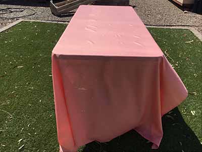 rectangle tablecloths (coral) - 60 x 126