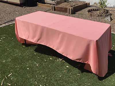rectangle tablecloths (coral) - 60 x 126