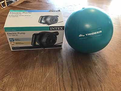 electric pump (quick fill; Intex)