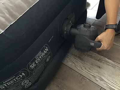 electric pump (quick fill; Intex)